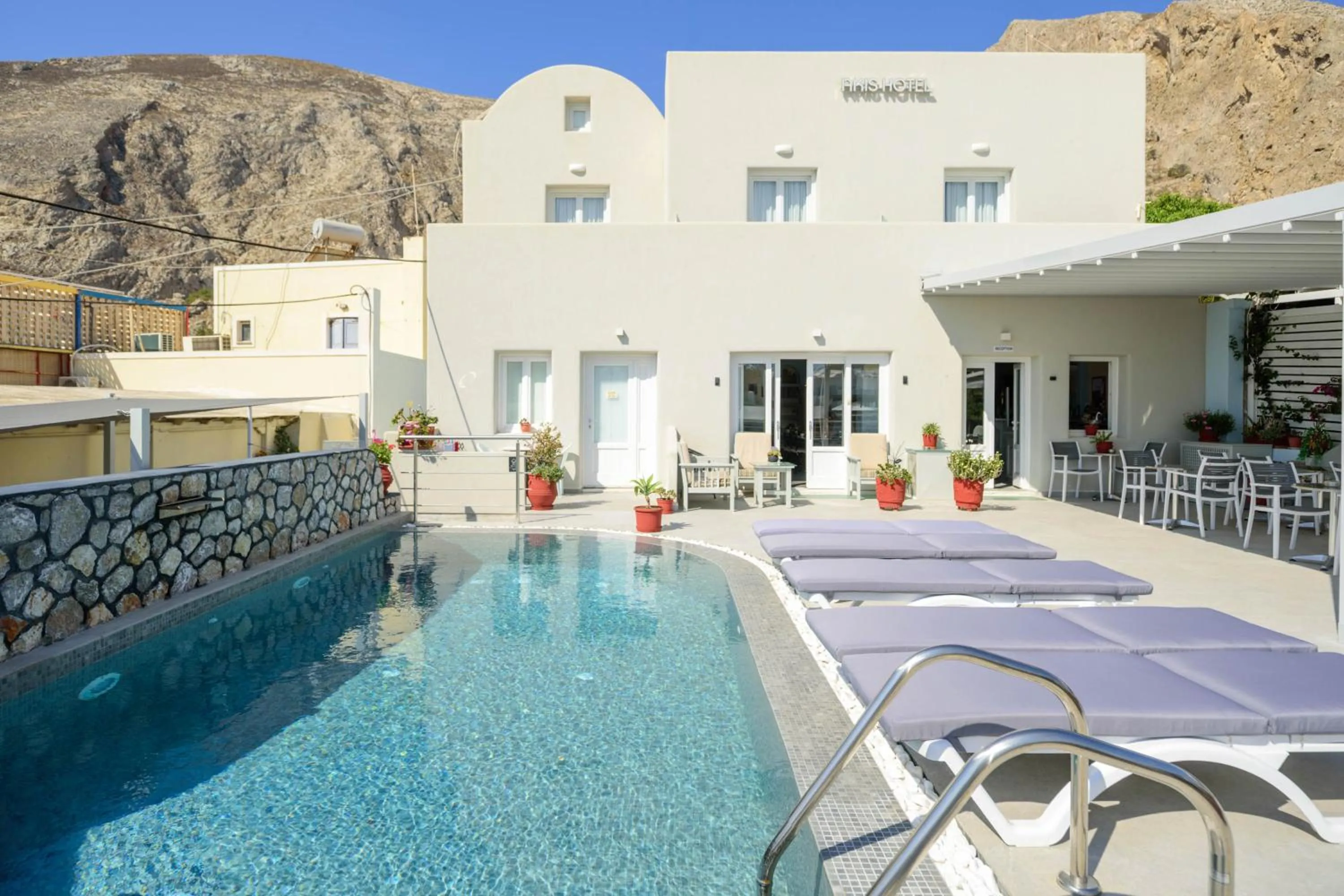 Property building in Akis Hotel