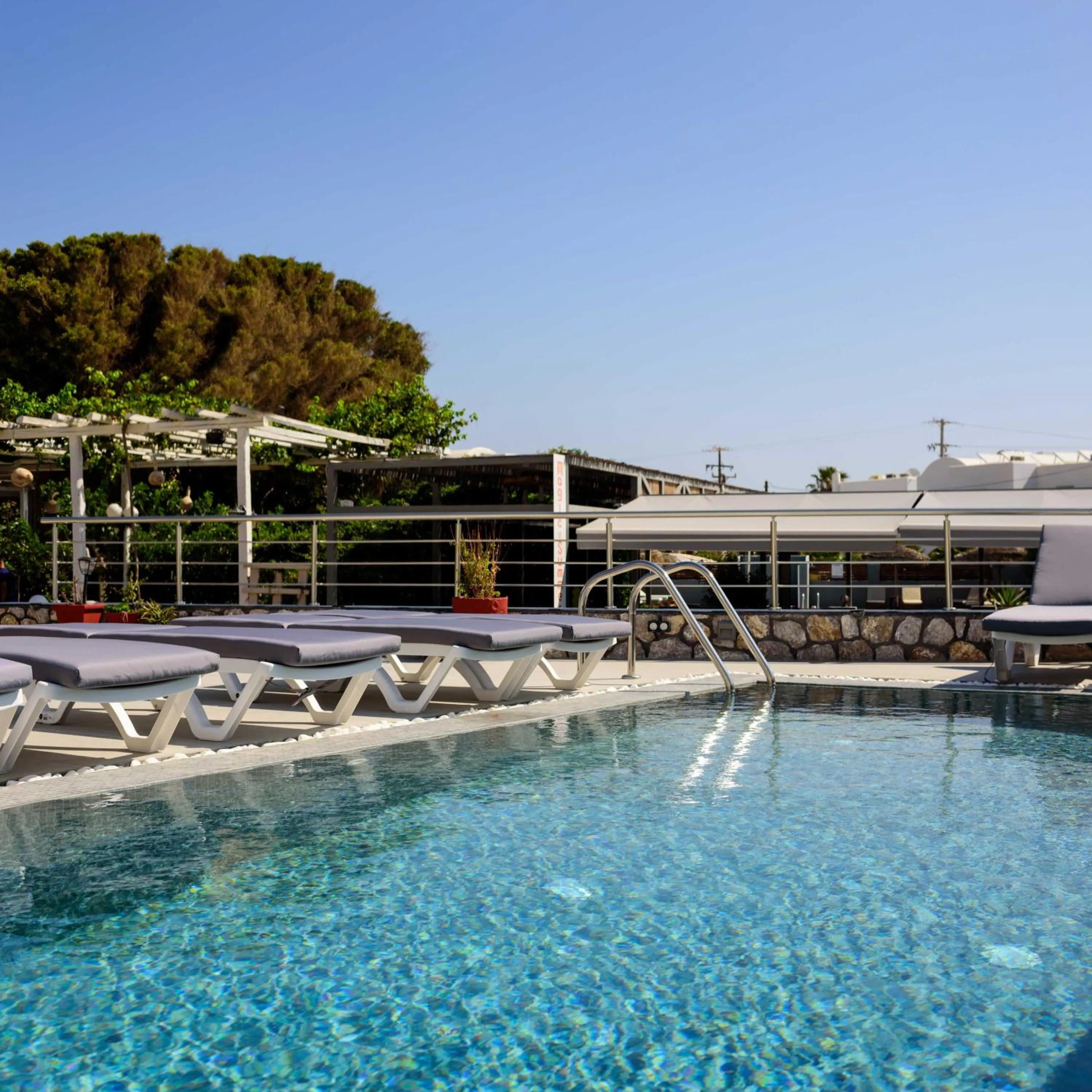 Swimming pool in Akis Hotel