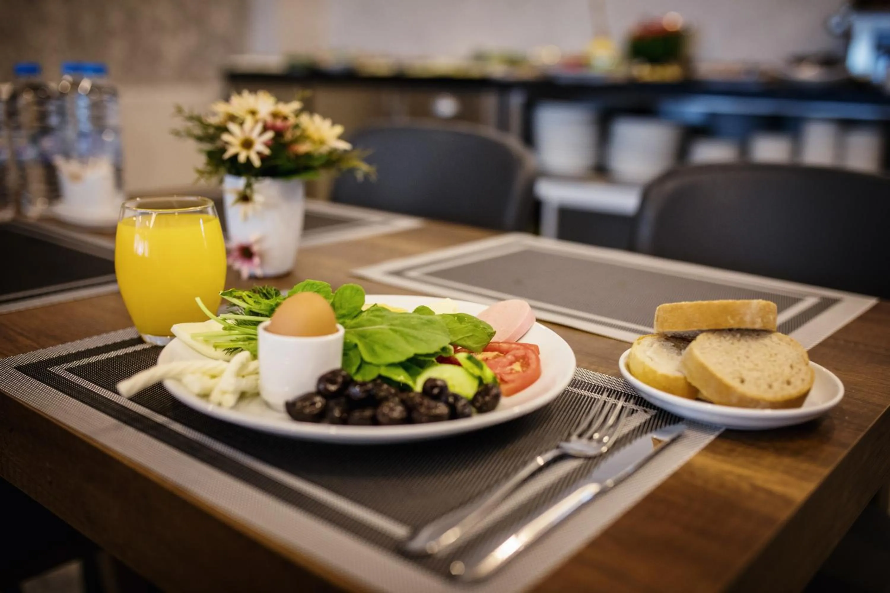 Buffet breakfast in Life Point Hotel