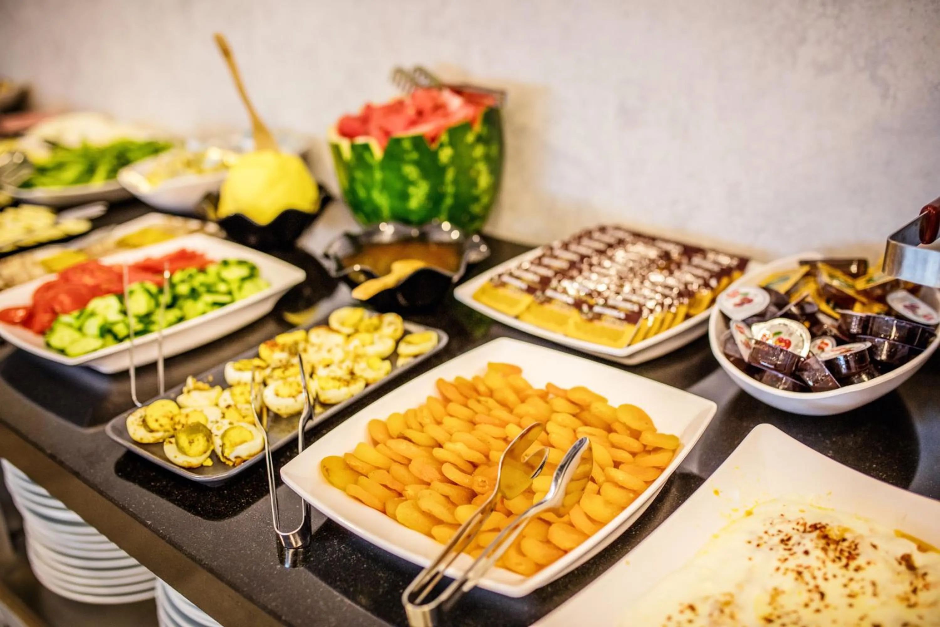 Buffet breakfast in Life Point Hotel