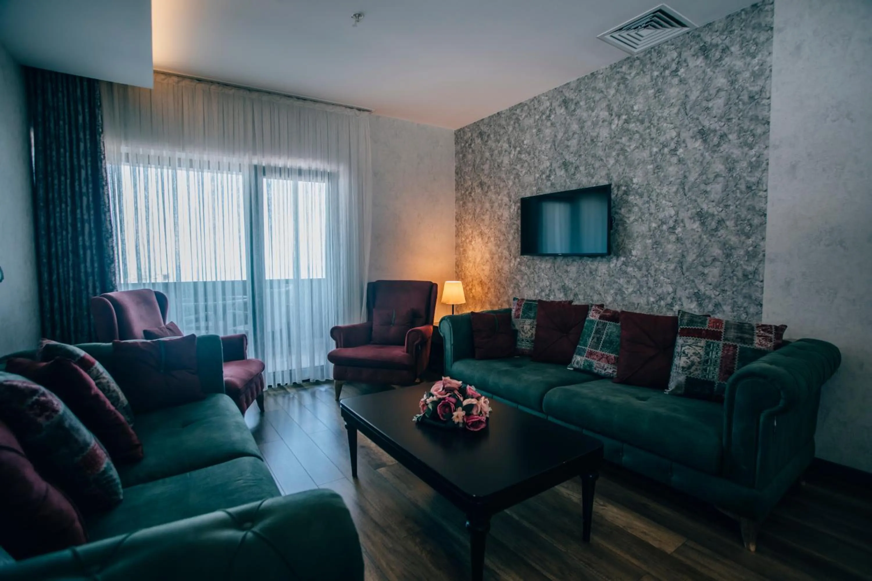 Seating area in Life Point Hotel