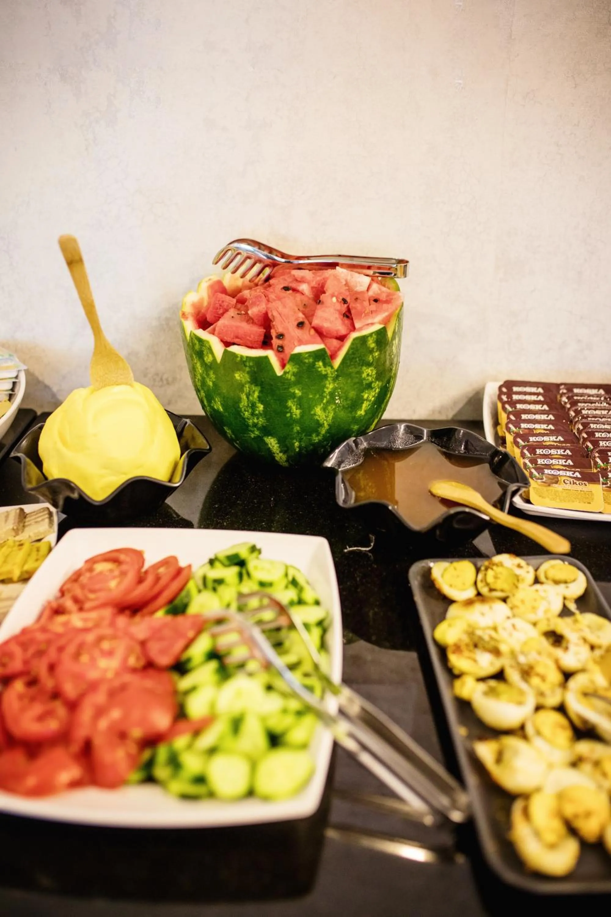 Buffet breakfast in Life Point Hotel
