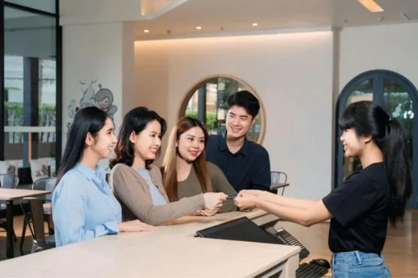 Lobby or reception in VIC 3 Bangkok Hotel