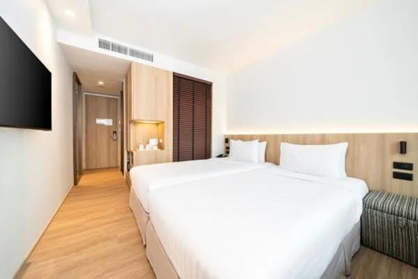 Bedroom, Bed in VIC 3 Bangkok Hotel