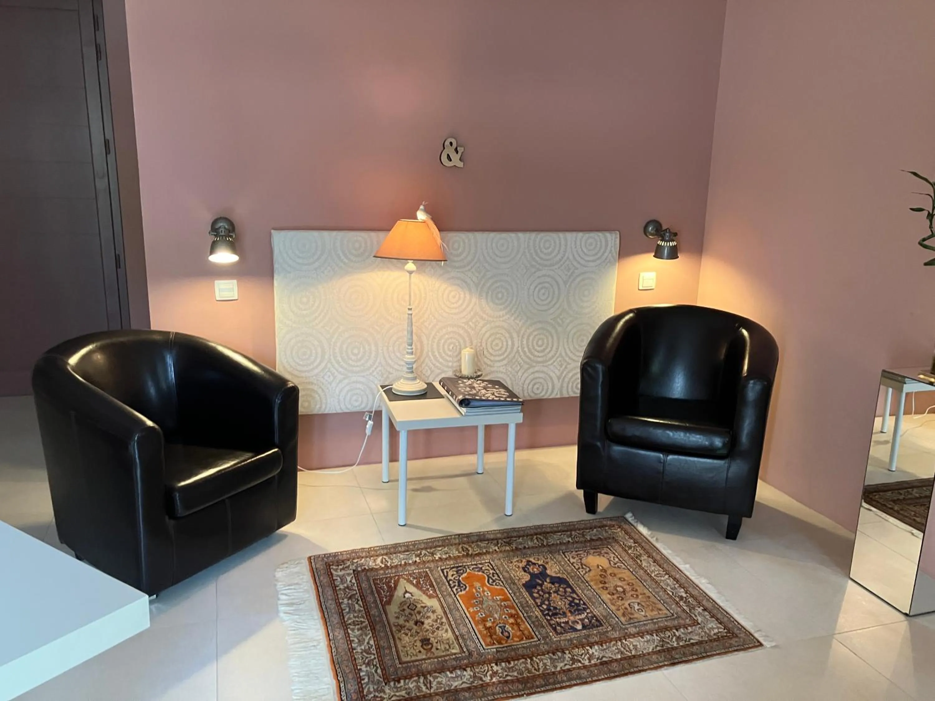 Seating area in L' Oustau Blanc