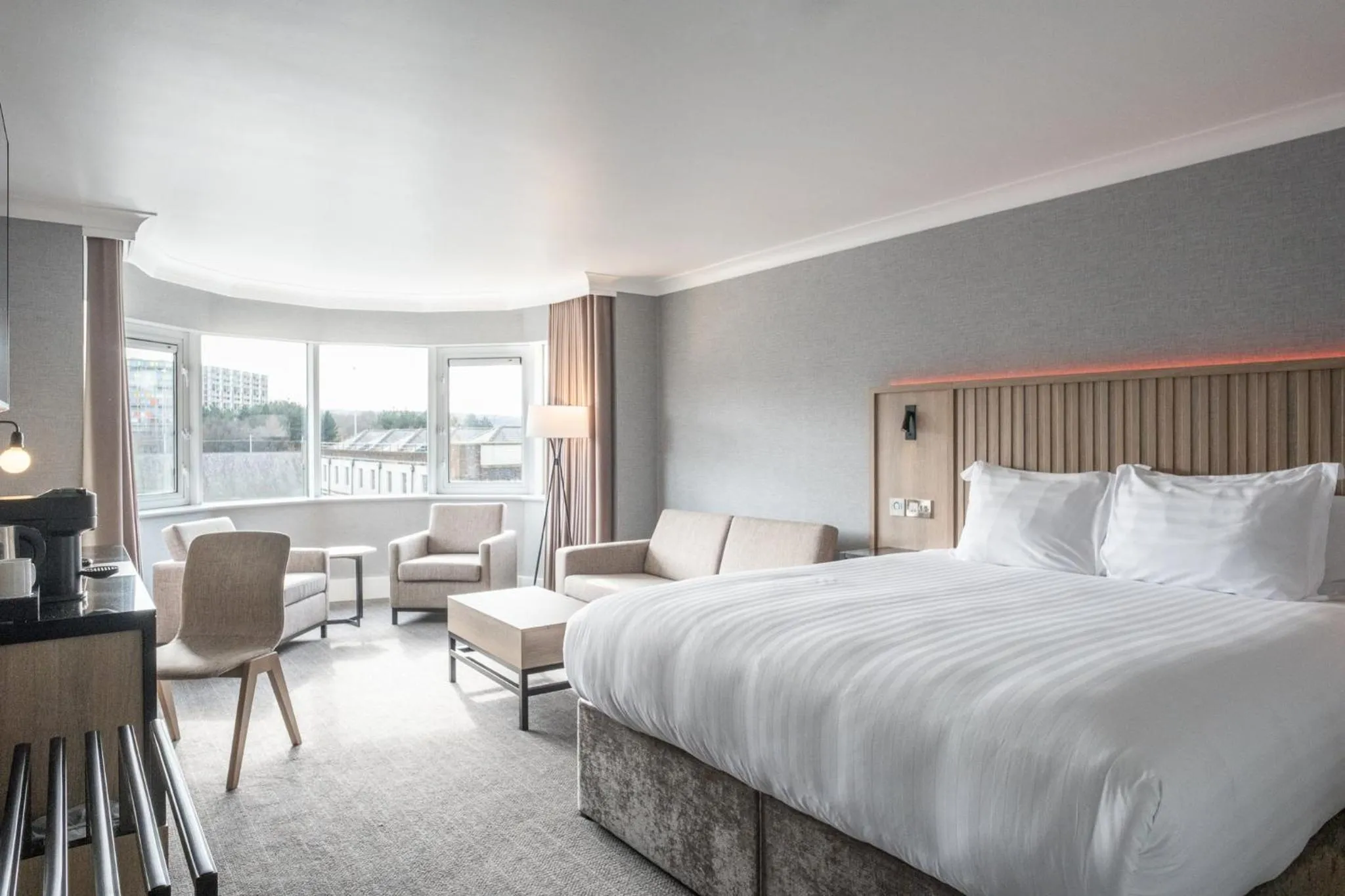 Photo of the whole room, Bed in Sandman Signature Sheffield Quays Hotel