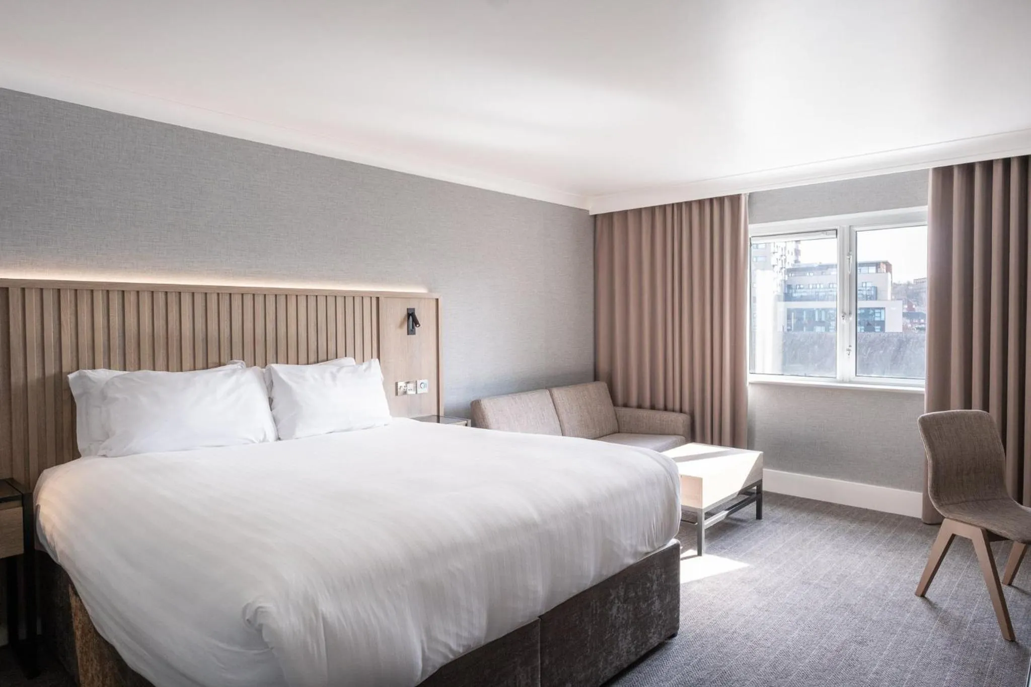 Photo of the whole room, Bed in Sandman Signature Sheffield Quays Hotel