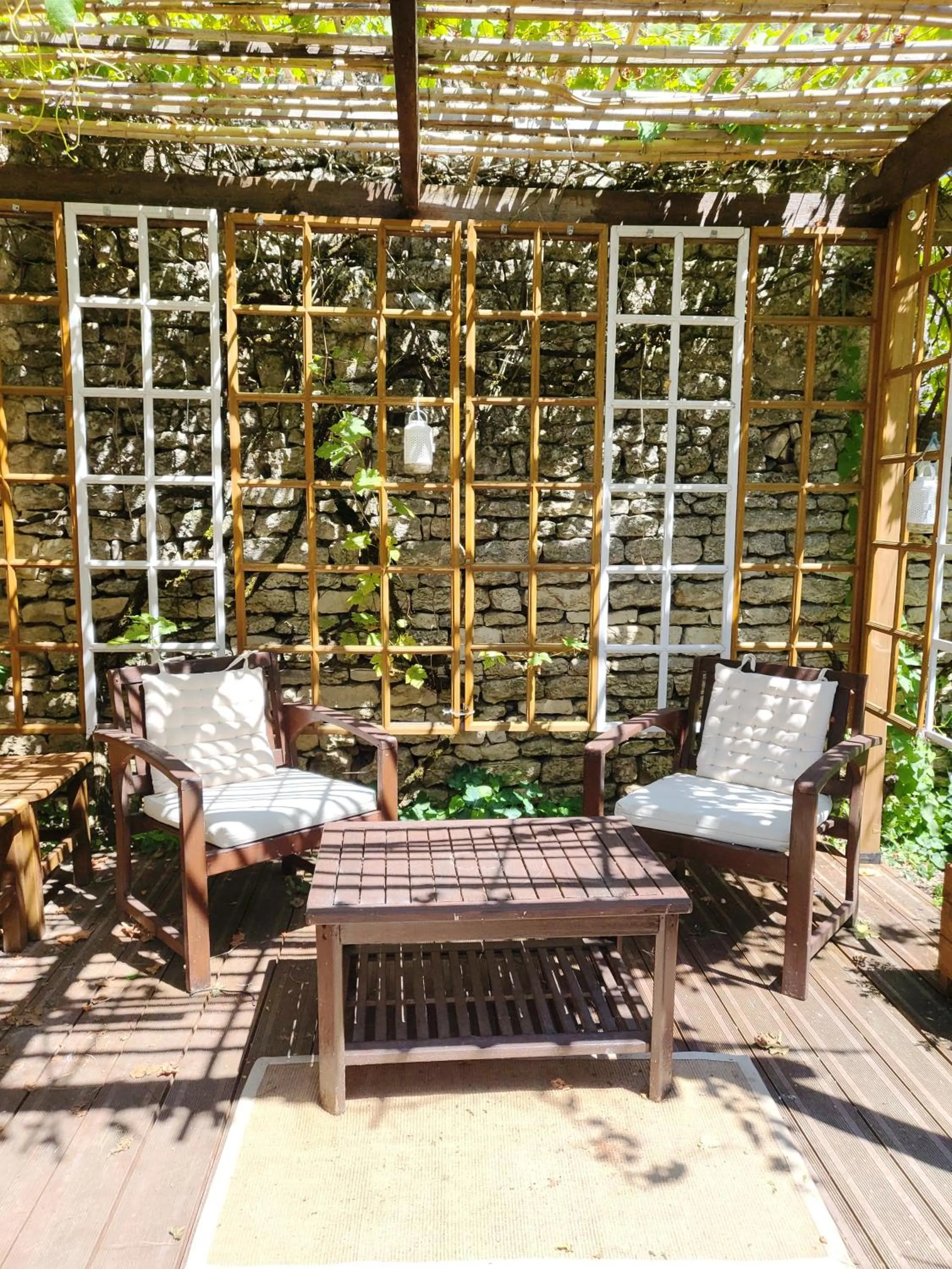 Balcony/Terrace in Chambre d'Hote Woody