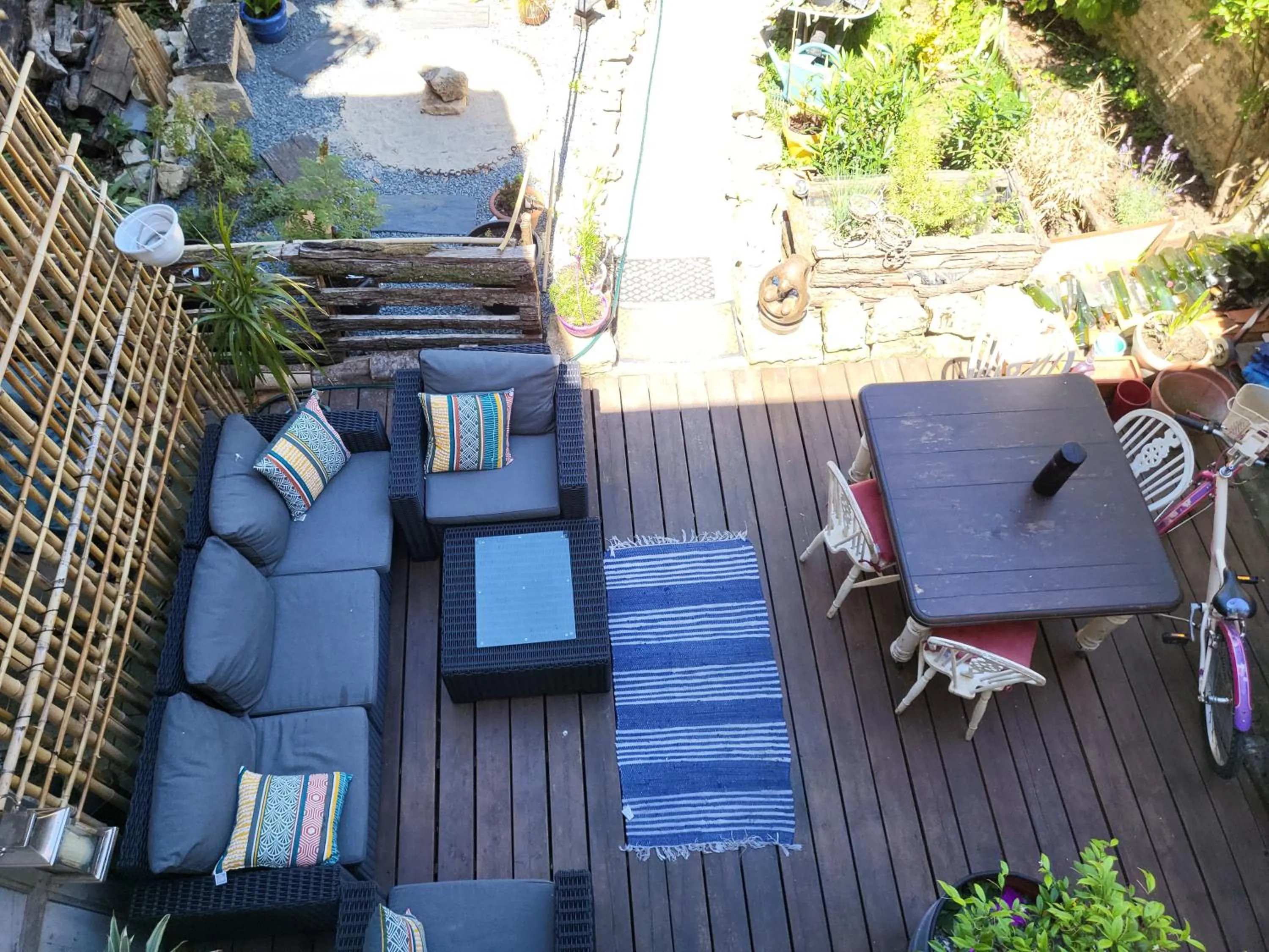 Patio in Chambre d'Hote Woody