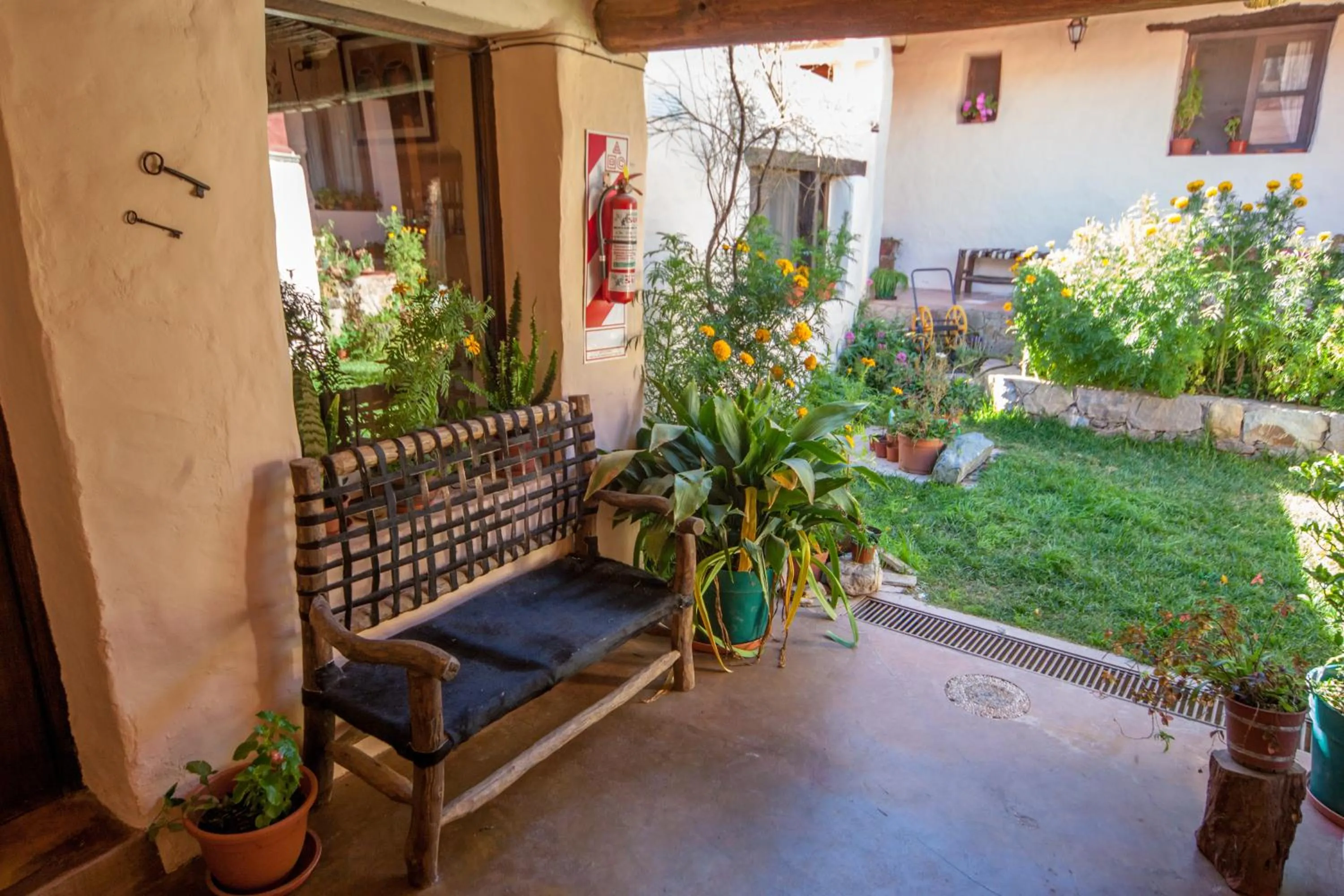 Garden in Hotel Norte Rupestre