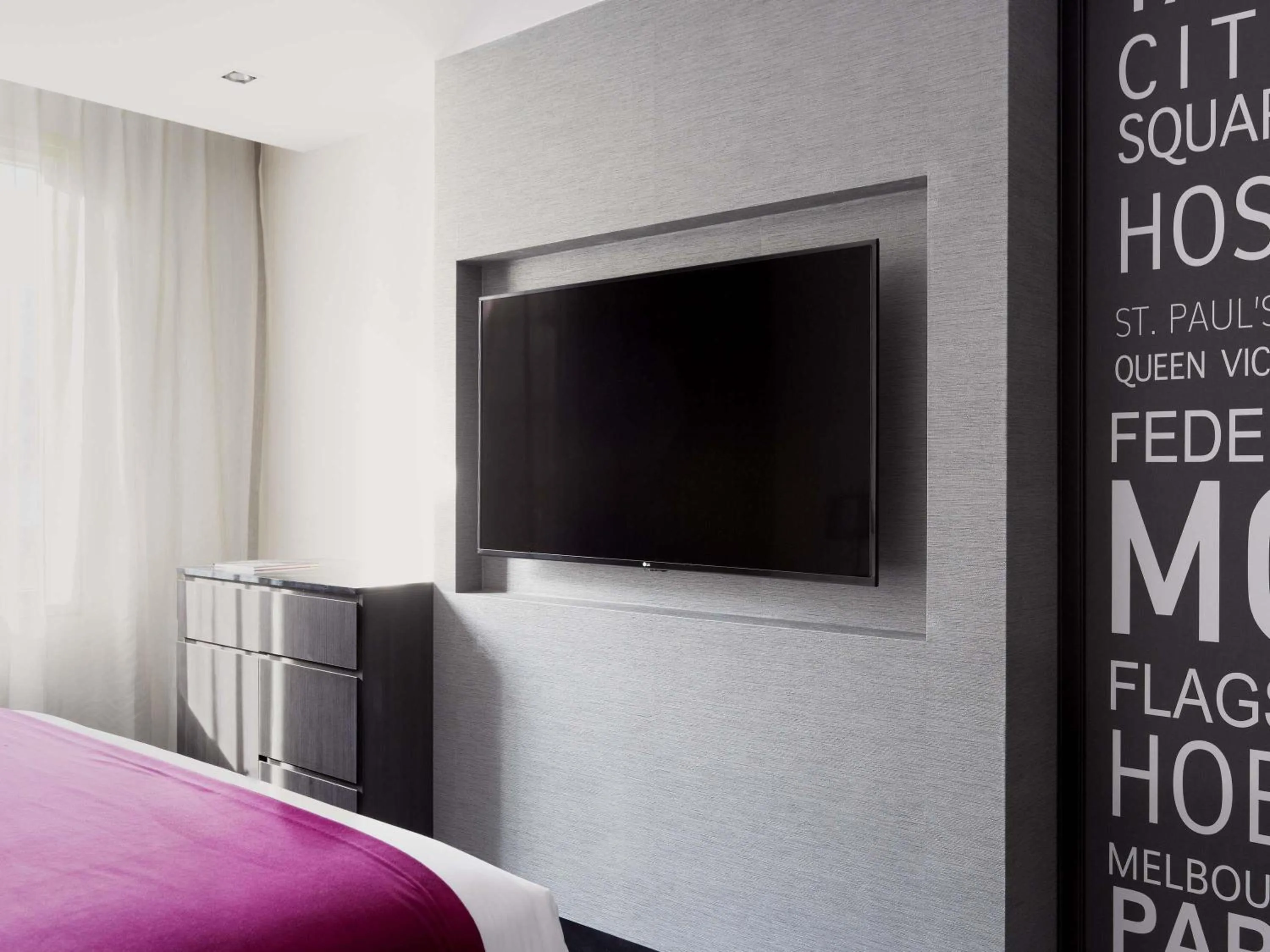 Bedroom, Bed in Pullman Melbourne City Centre