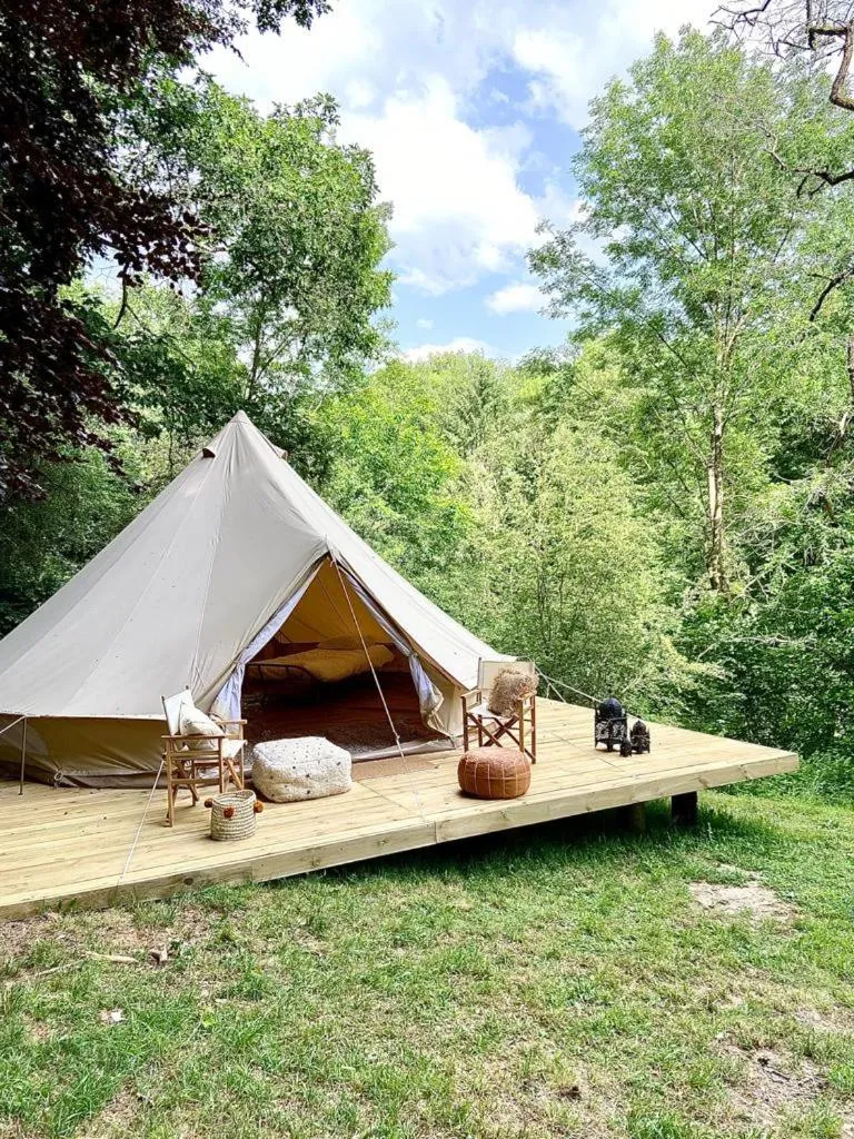 Natural landscape in Château de la Chapelle