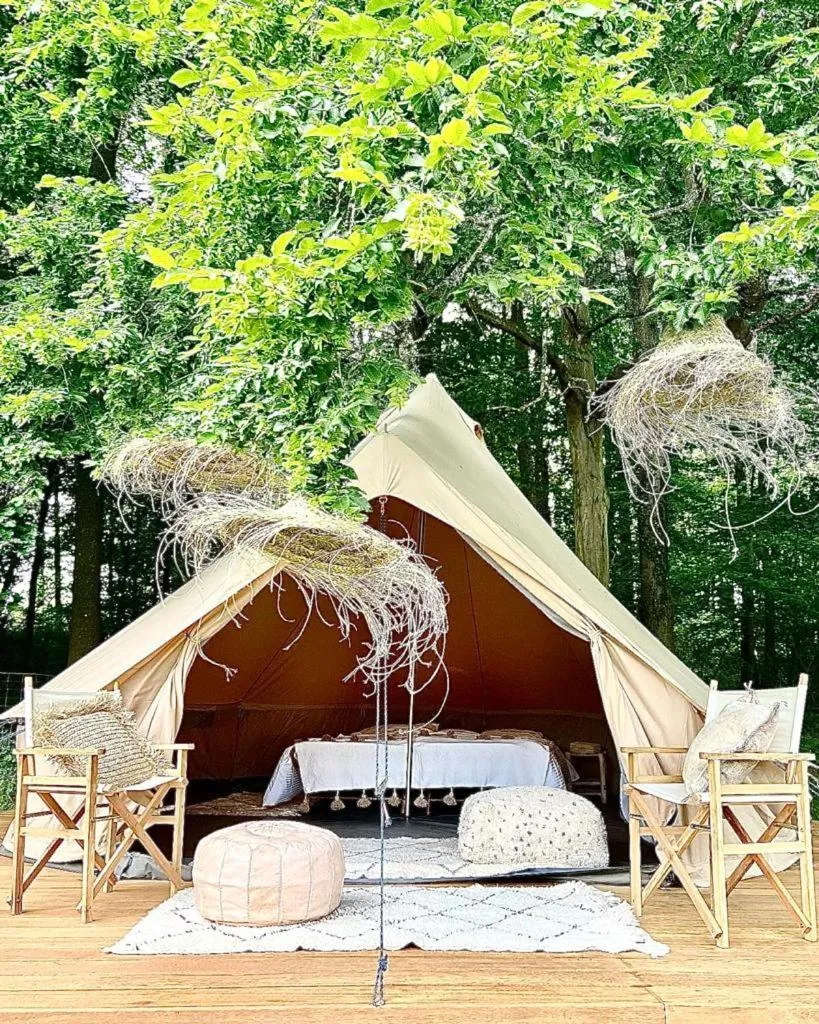 Natural landscape in Château de la Chapelle