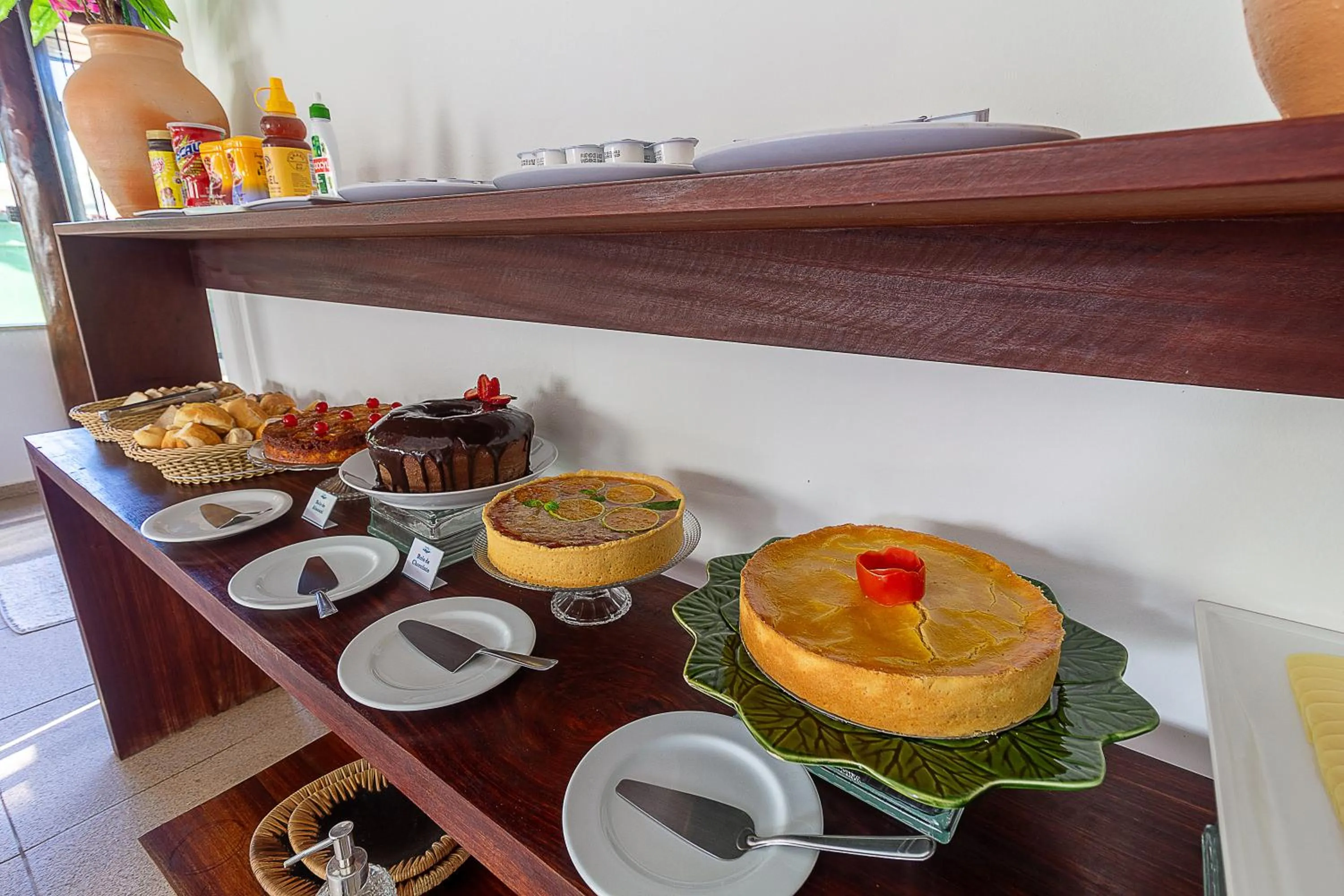 Food and drinks in Pousada Pé na Estrada