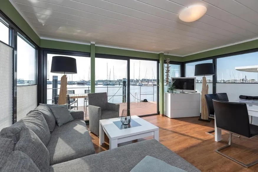 Living room in Schwimmende Häuser im BALTIC SEA RESORT
