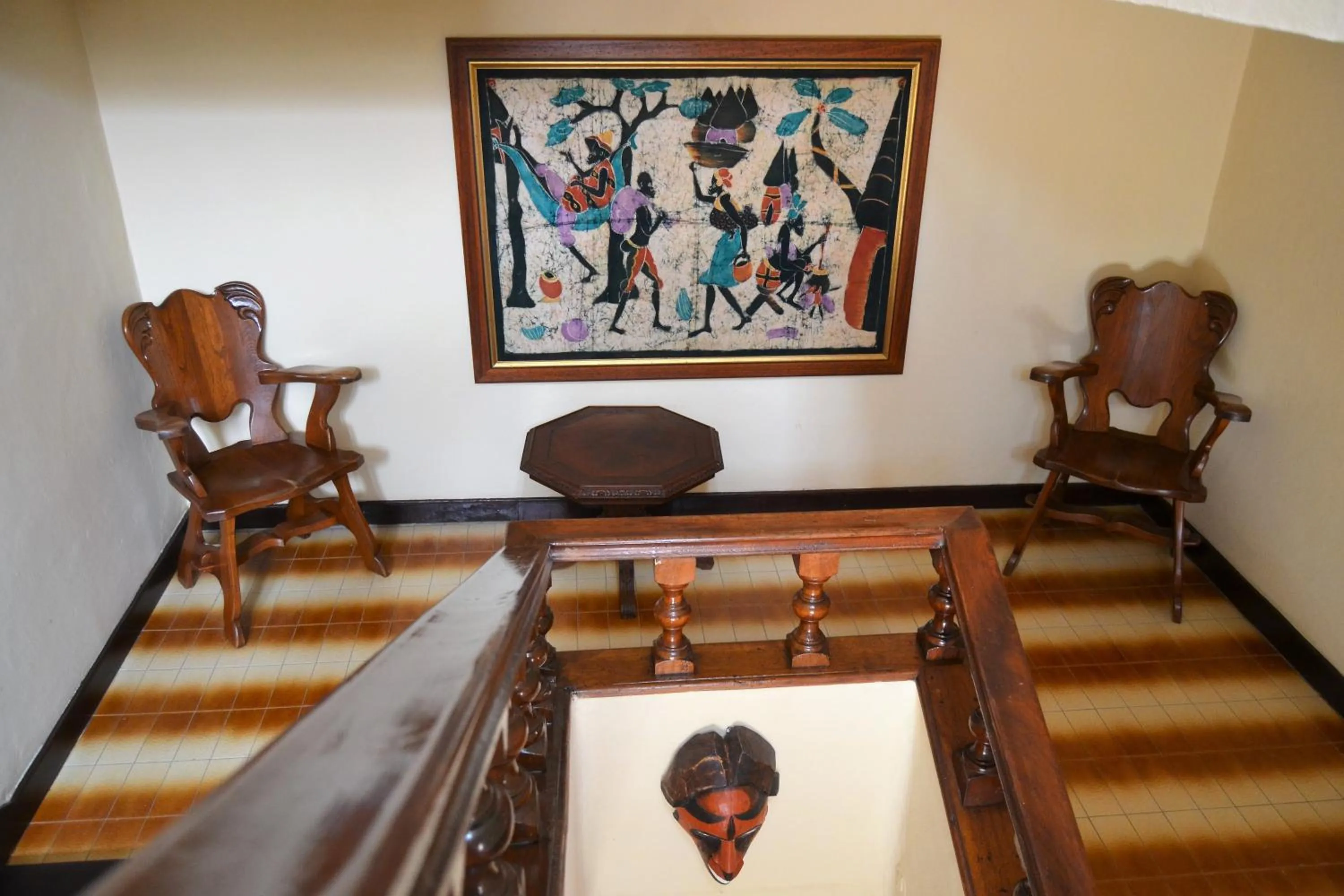 Decorative detail in Hotel Central