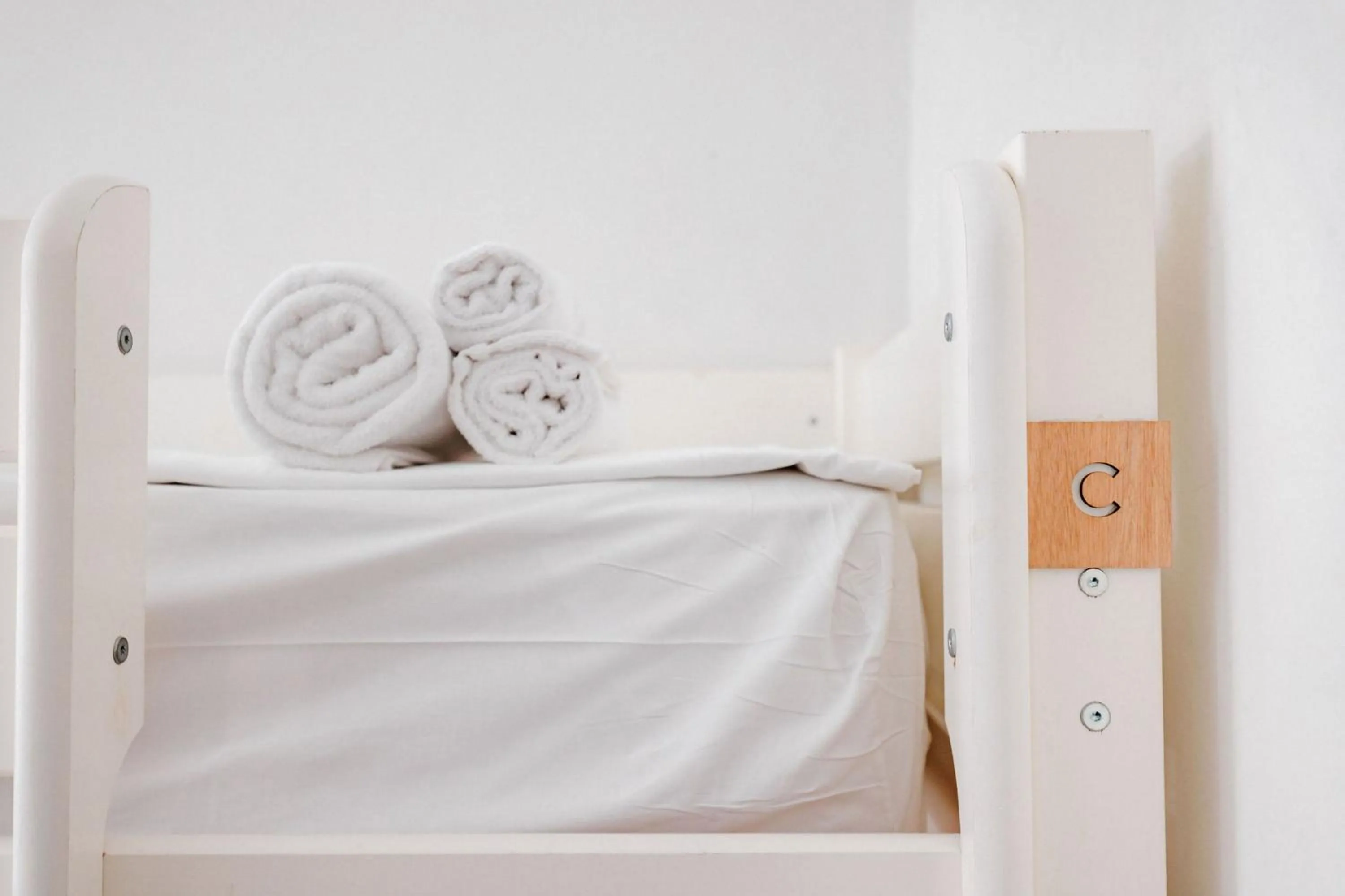 Bed in Tomato Urban Retreat