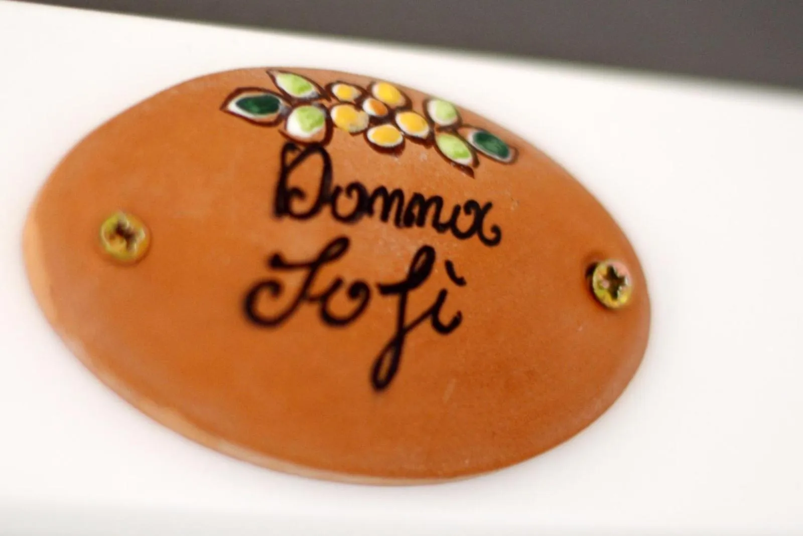 Decorative detail in La Terrazza ai Miracoli