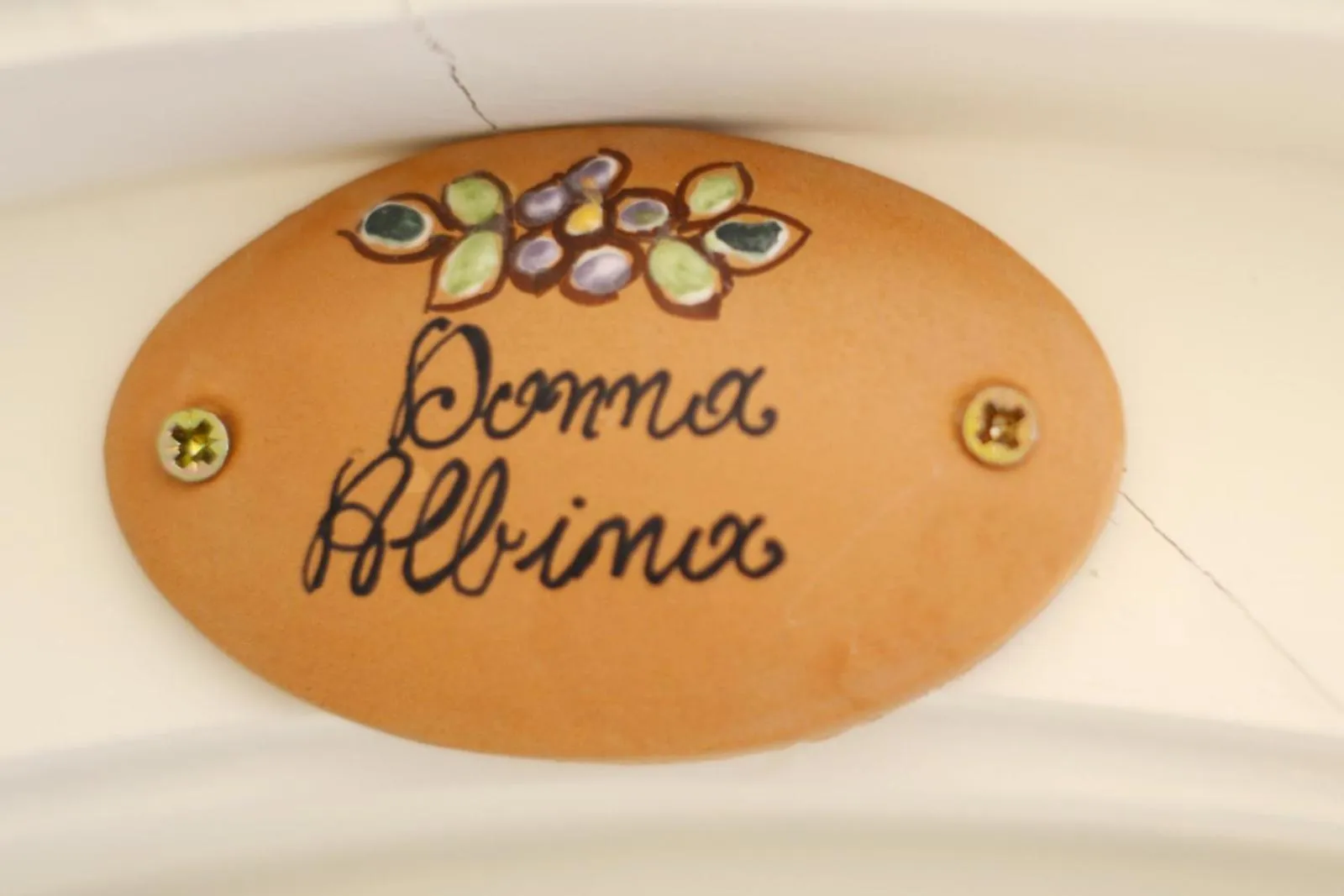 Decorative detail in La Terrazza ai Miracoli