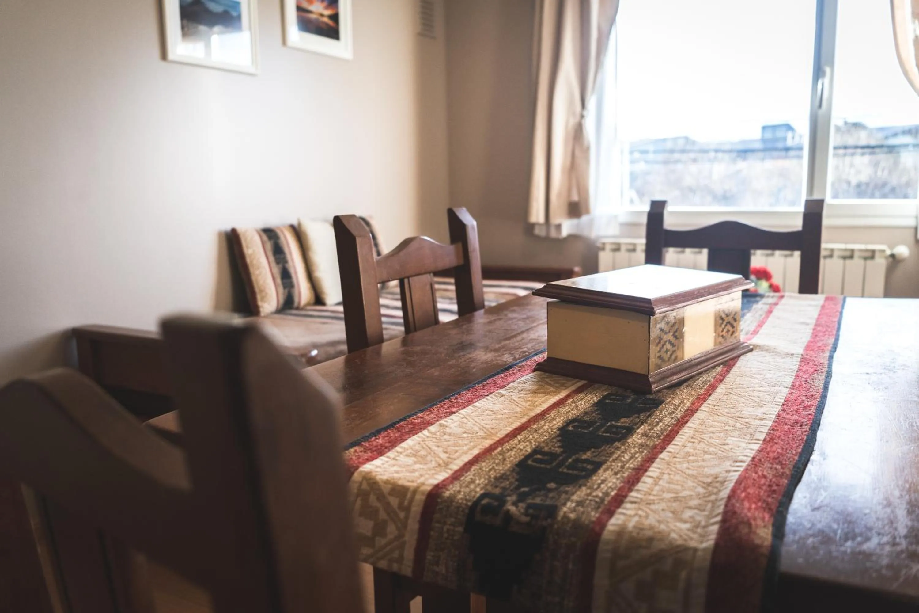 Dining area, Bed in La Posta Apart