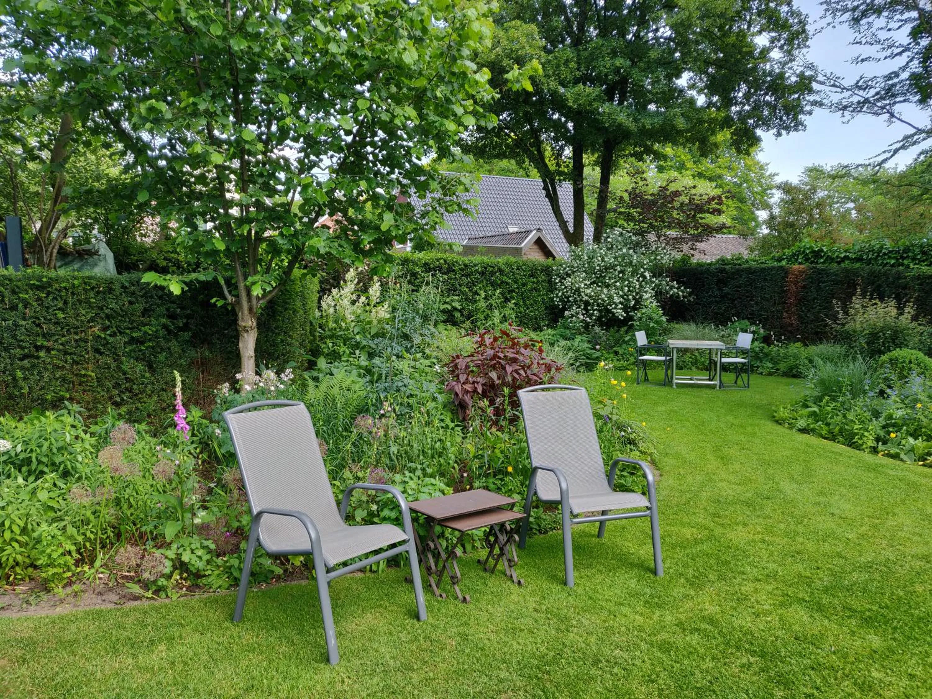 Garden in B&B De Slaperije