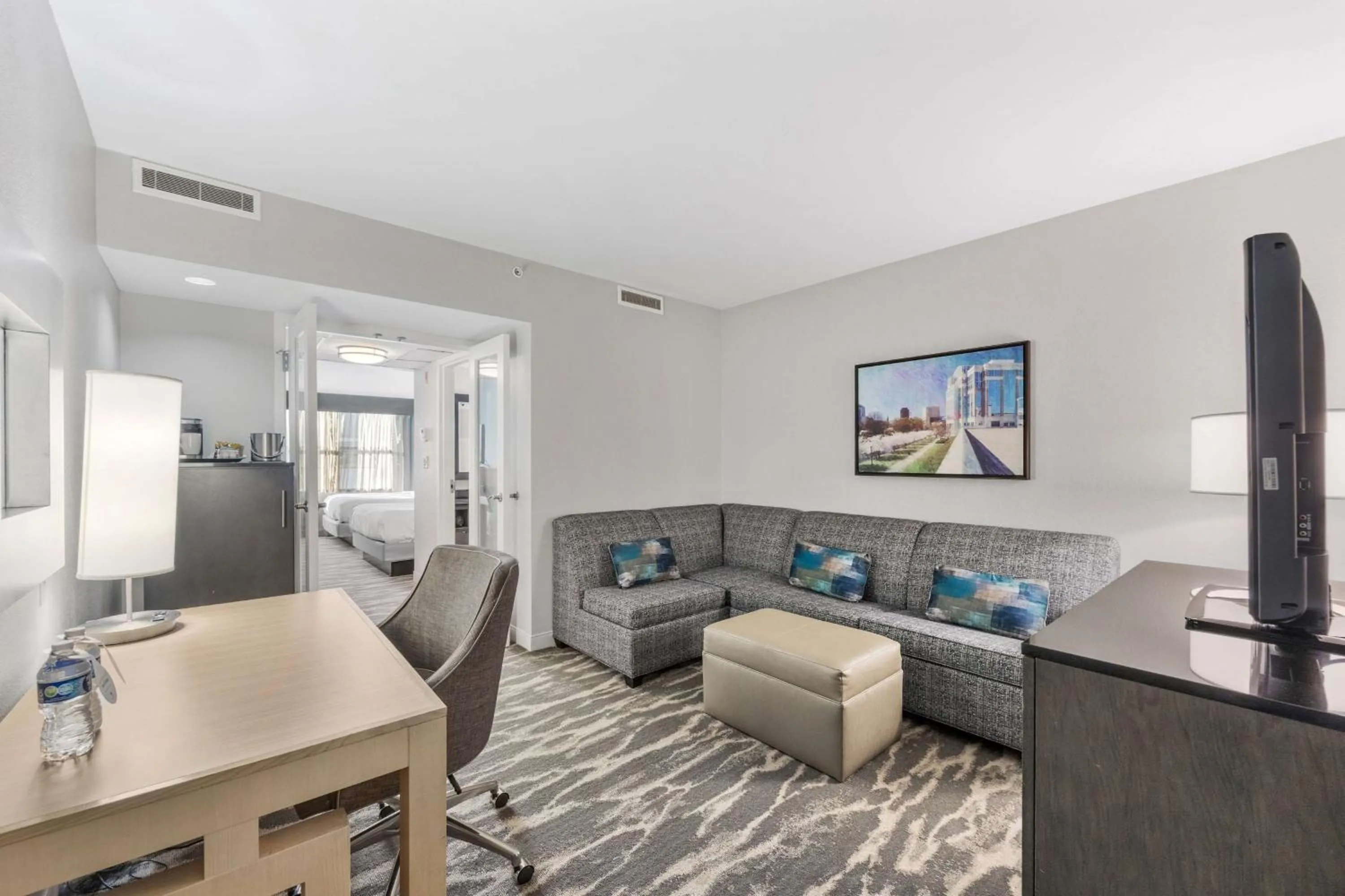 Bedroom in DoubleTree Suites by Hilton Hotel Huntsville South