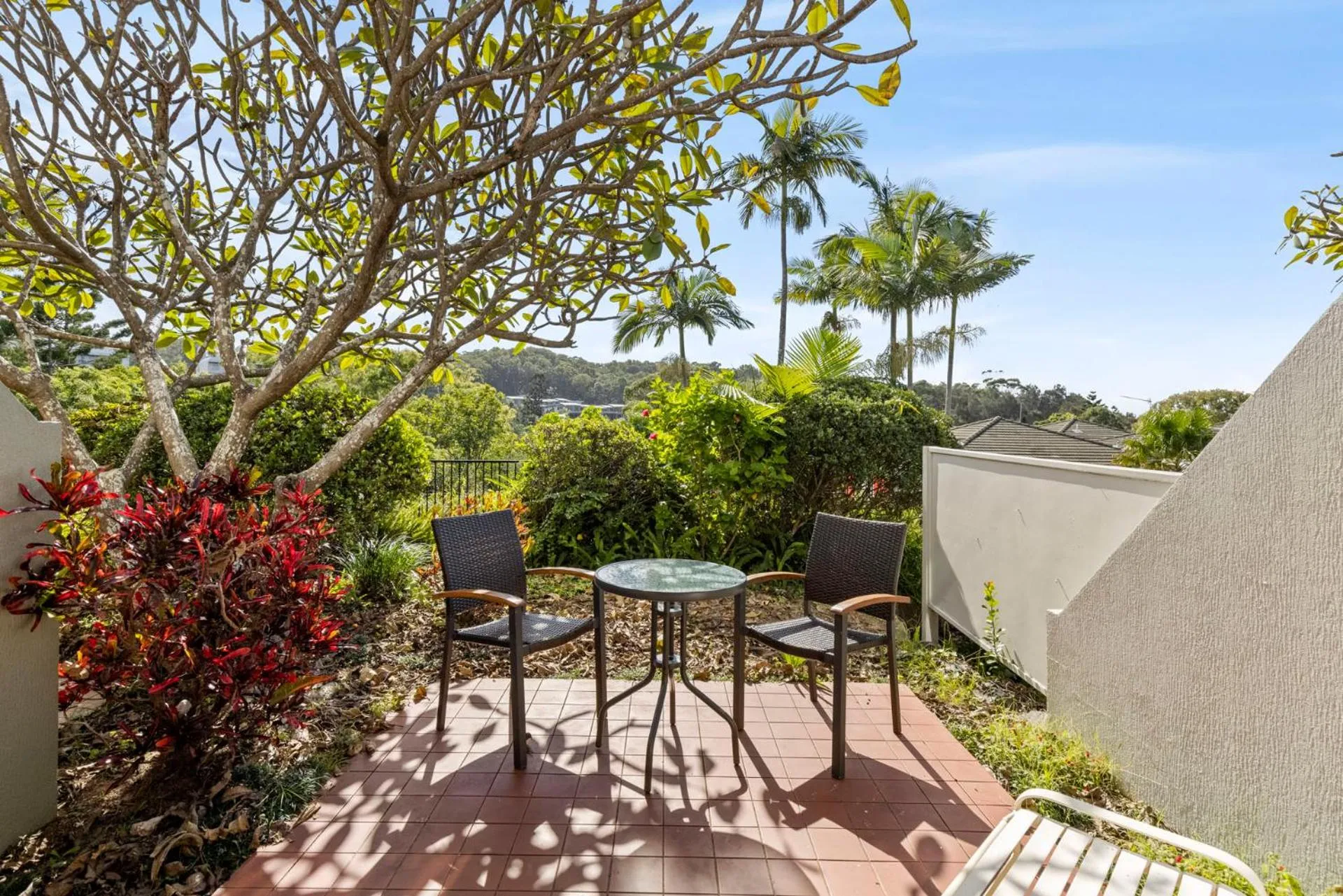 Patio in Pacific Bay Resort