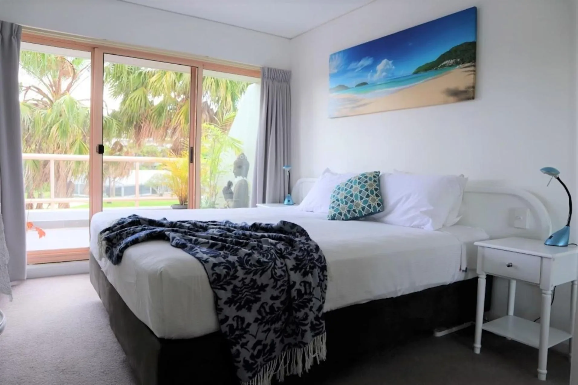 Bed in Pacific Bay Resort