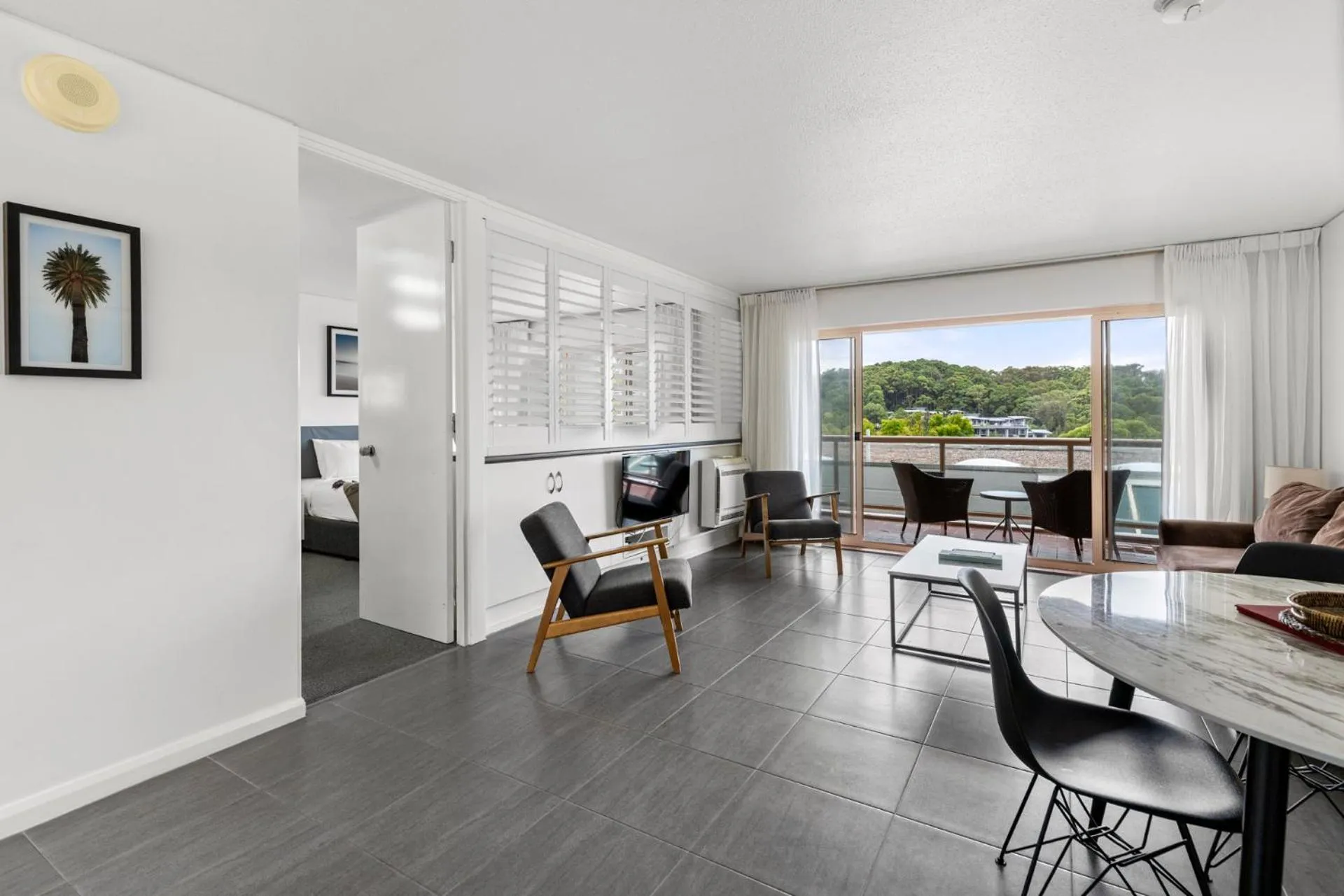 Living room in Pacific Bay Resort