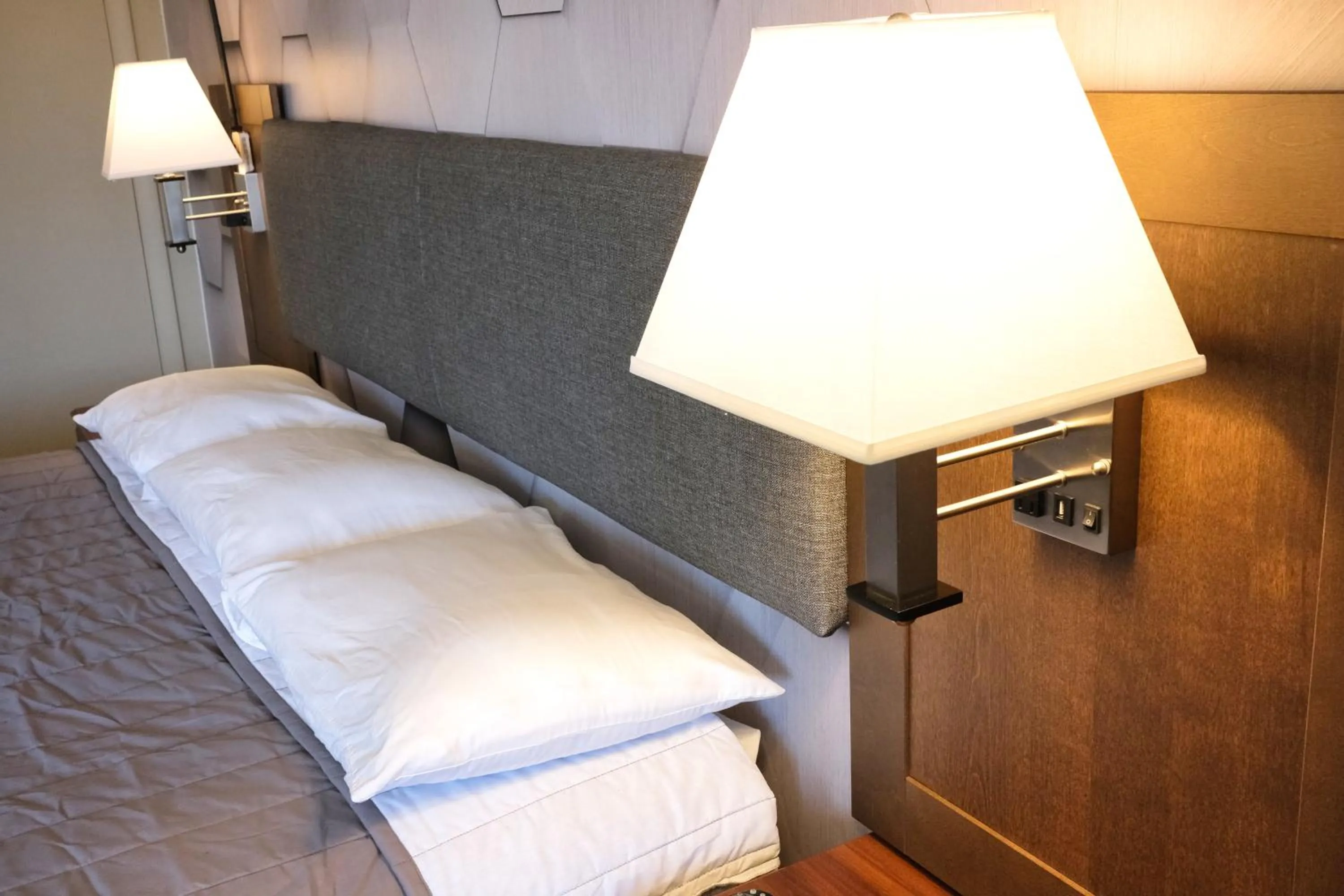 Decorative detail, Bed in Regency Inn of Eddyville Kuttawa