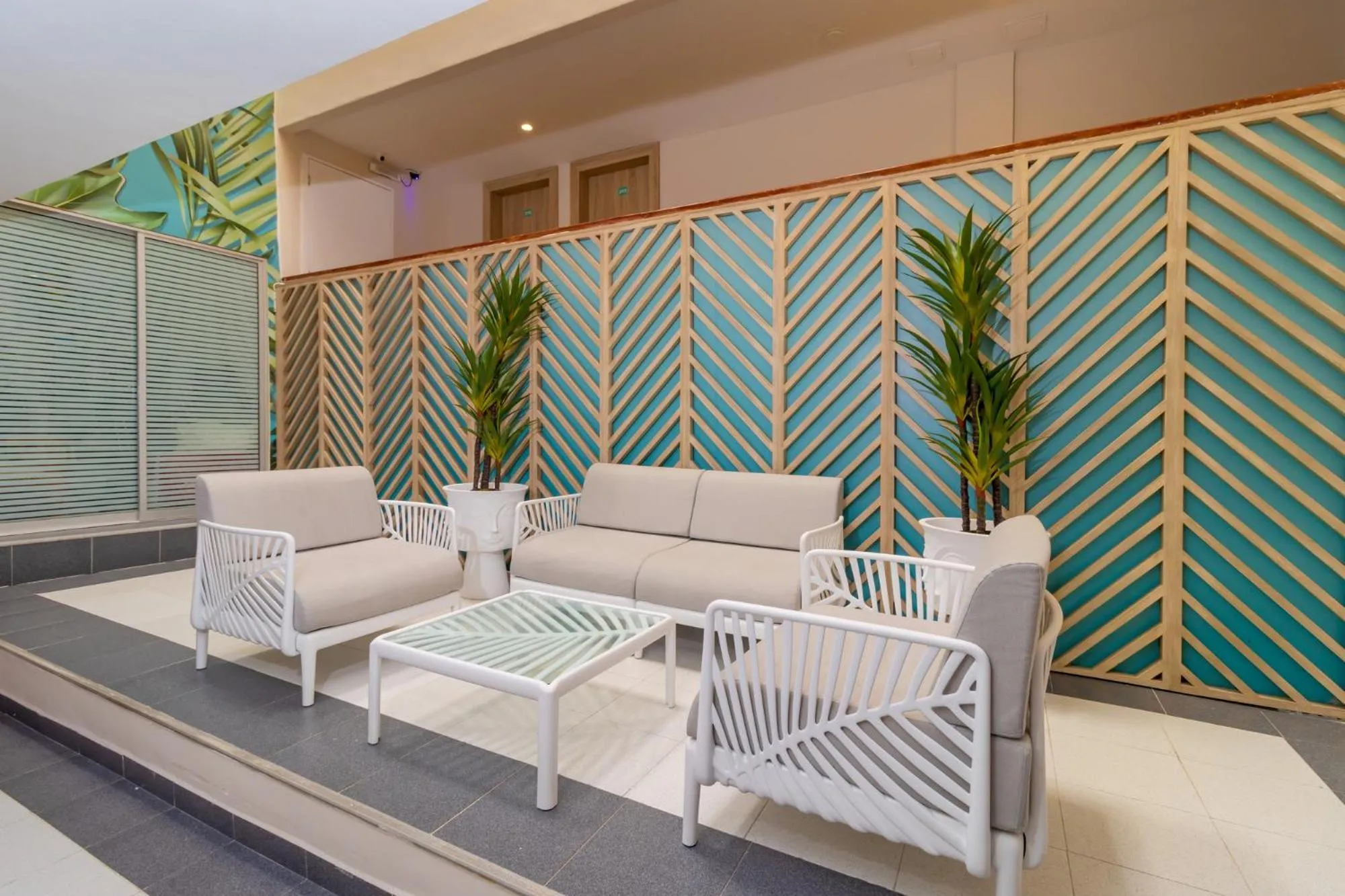 Living room in Hotel Bahia Sardina