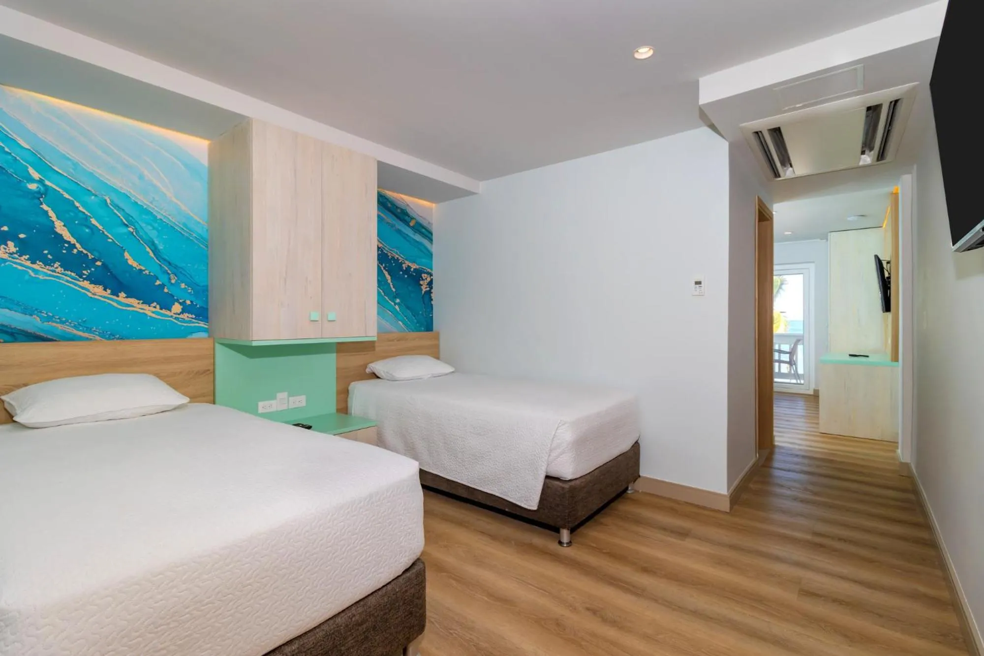 Bed in Hotel Bahia Sardina