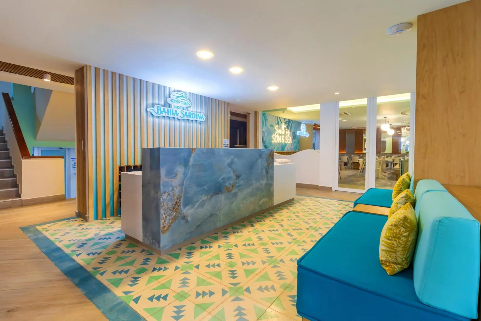 Living room in Hotel Bahia Sardina