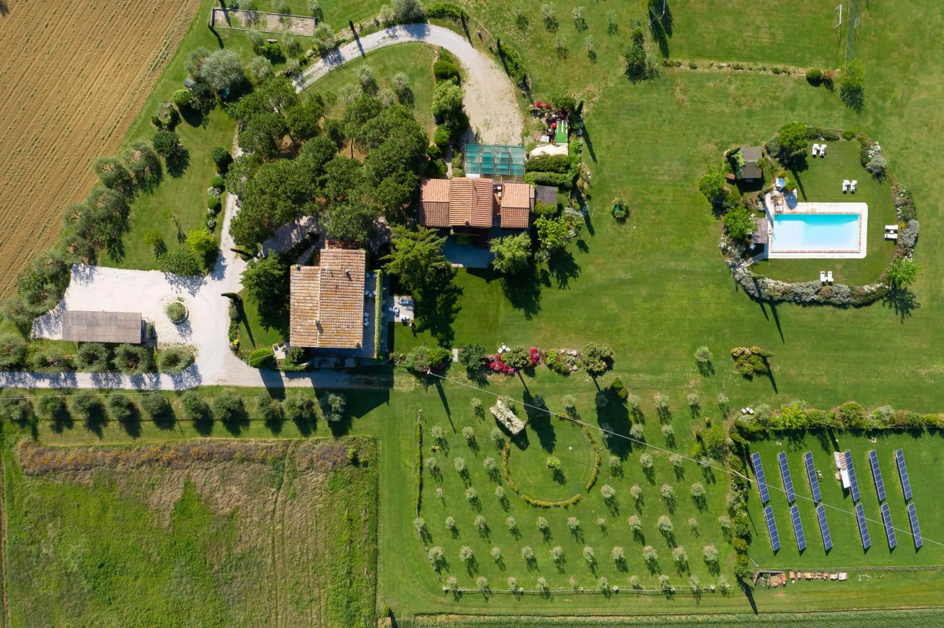 Garden in Casa Bellavista B&B