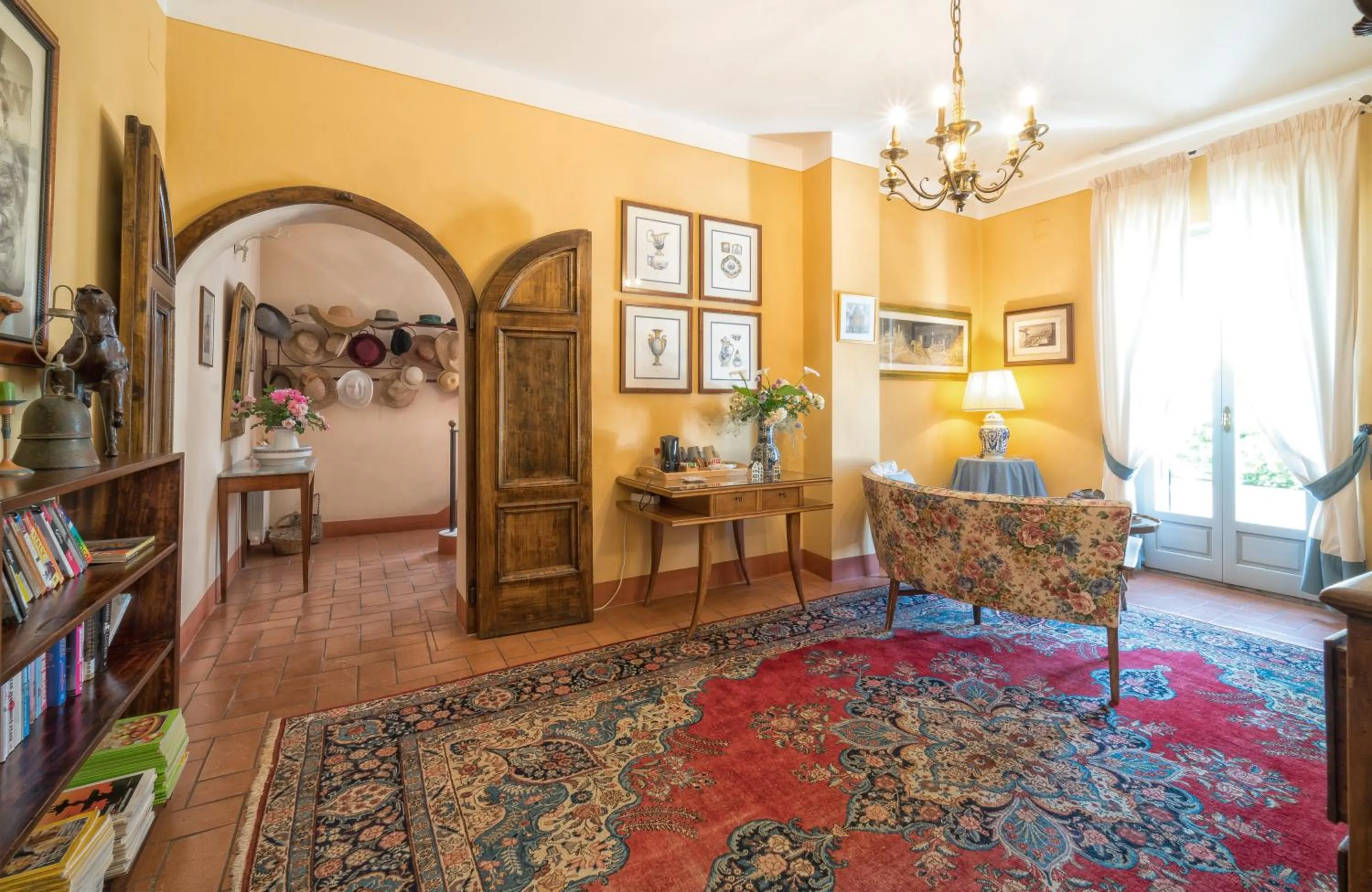 Library in Casa Bellavista B&B