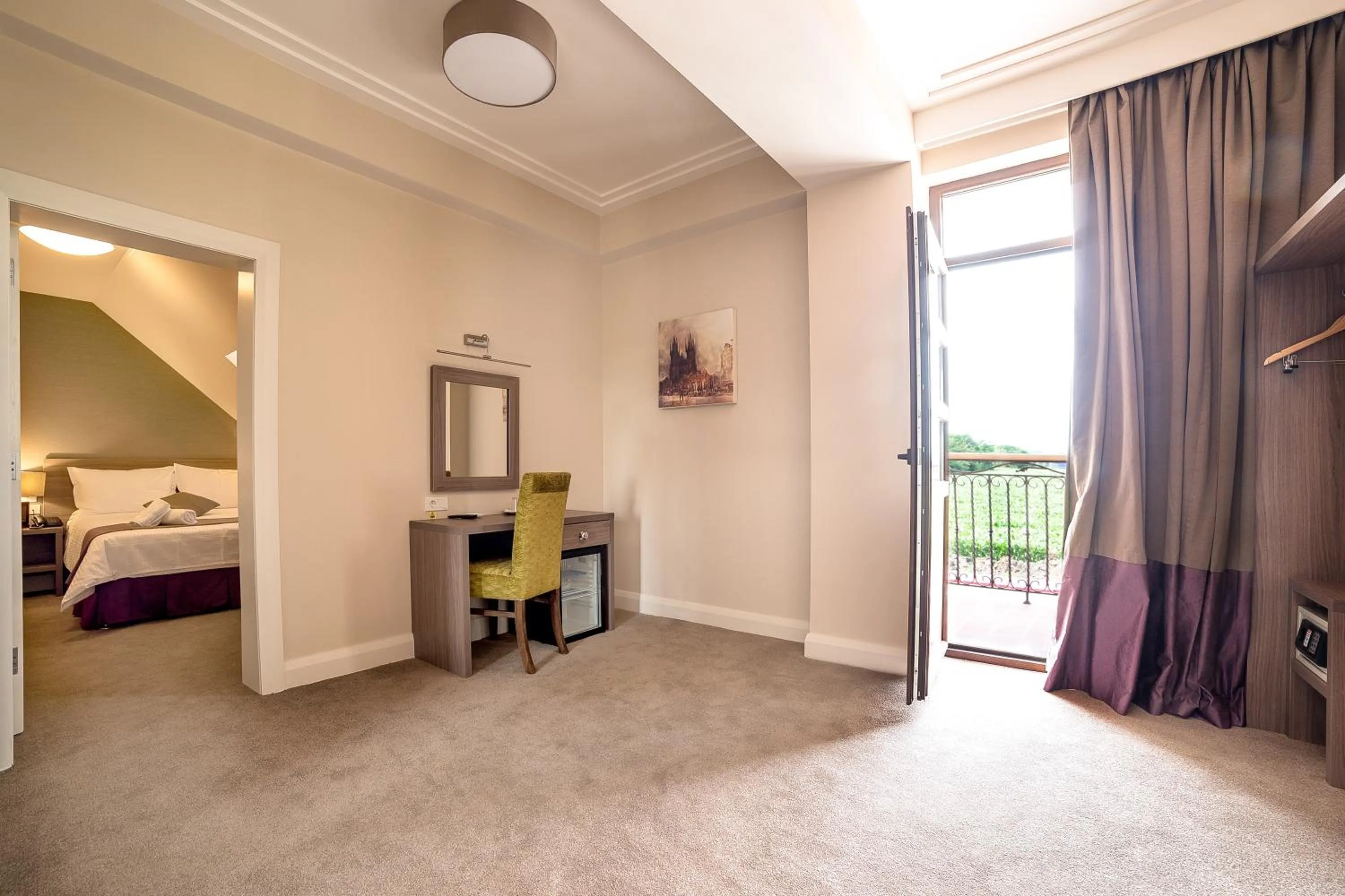 Bed in The Frontier Hotel