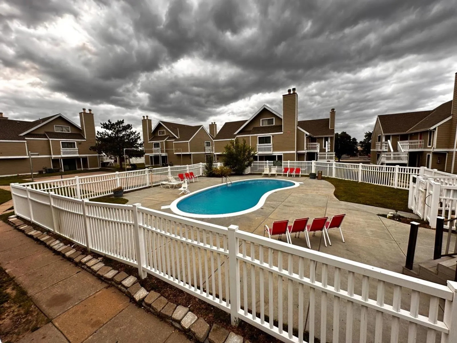 Pool view in Hawthorn Extended Stay by Wyndham Wichita