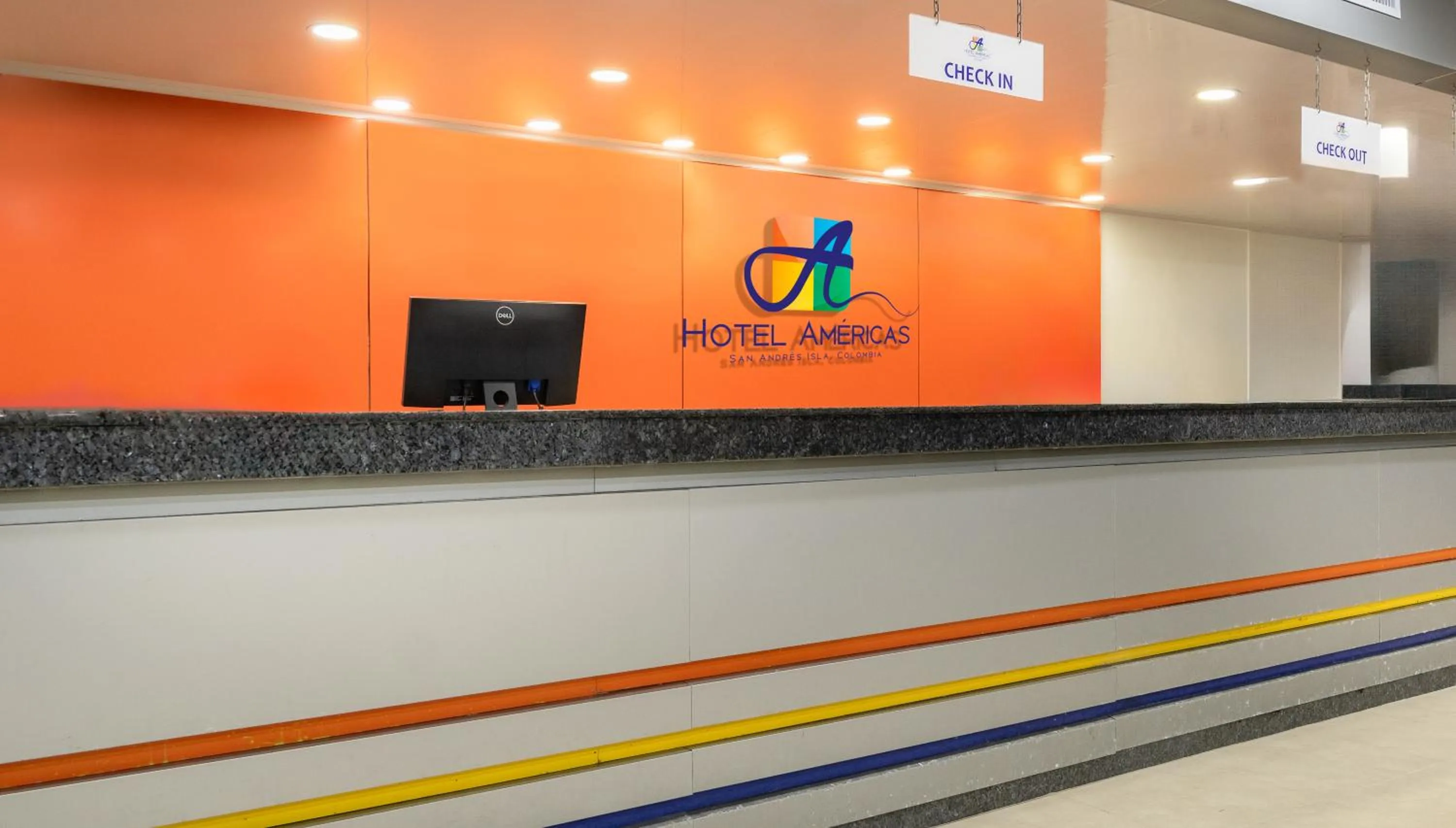 Lobby or reception in Hotel Americas San Andres Islas Colombia