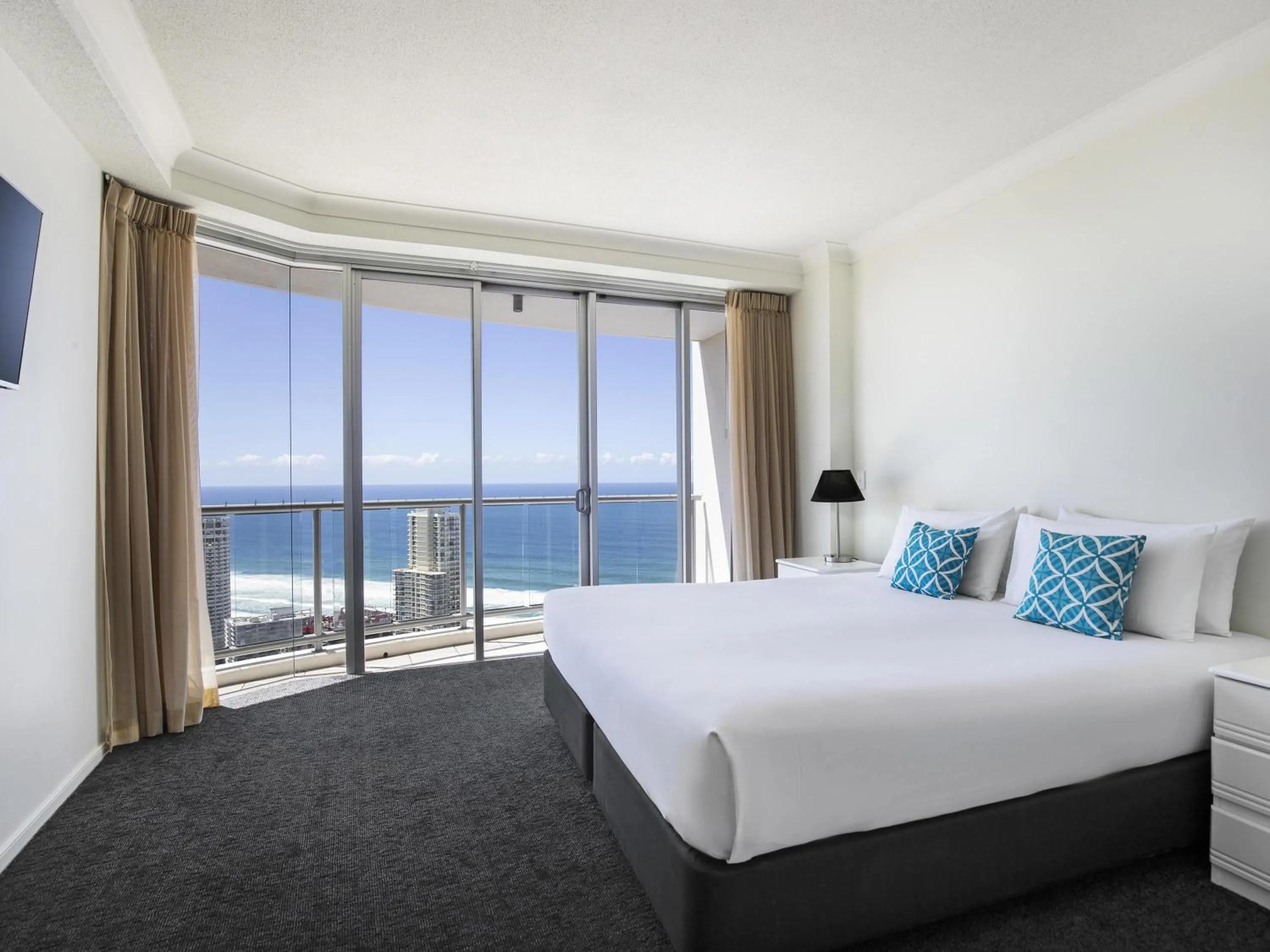 Bedroom, Bed in Mantra Towers of Chevron