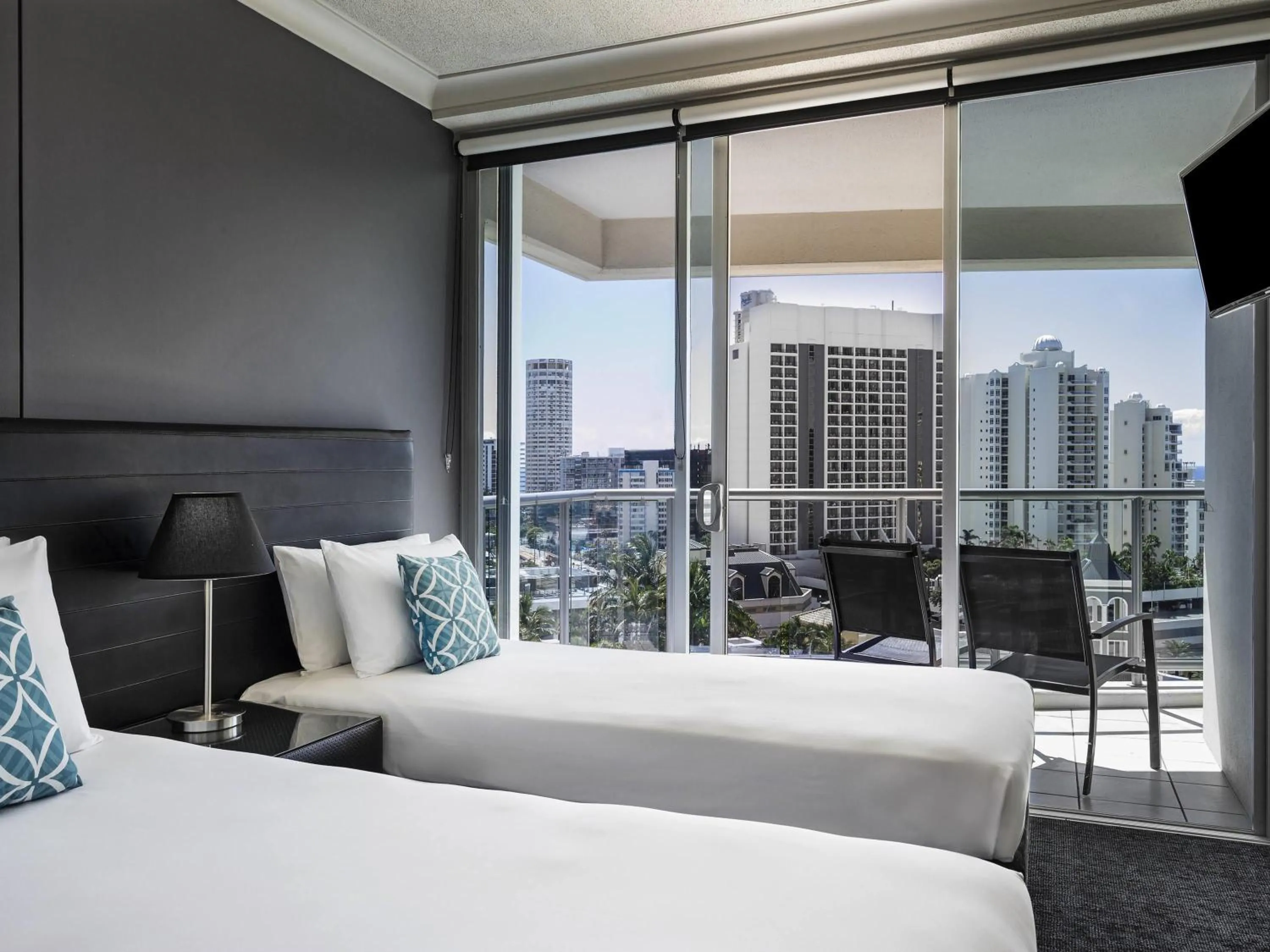 Bedroom, Bed in Mantra Towers of Chevron