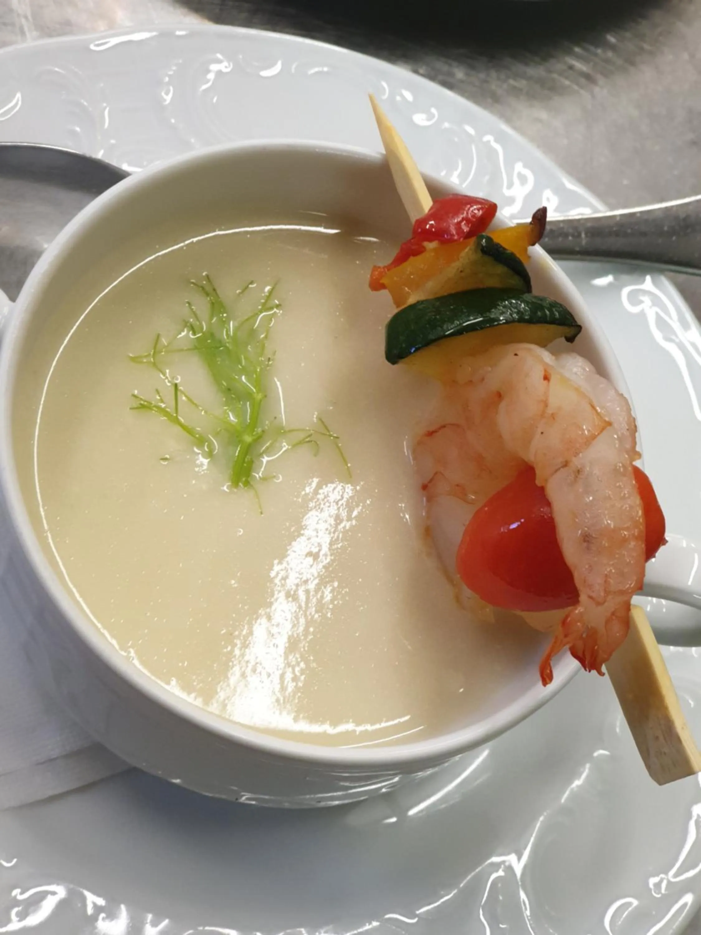 Food close-up in Hotel Rose