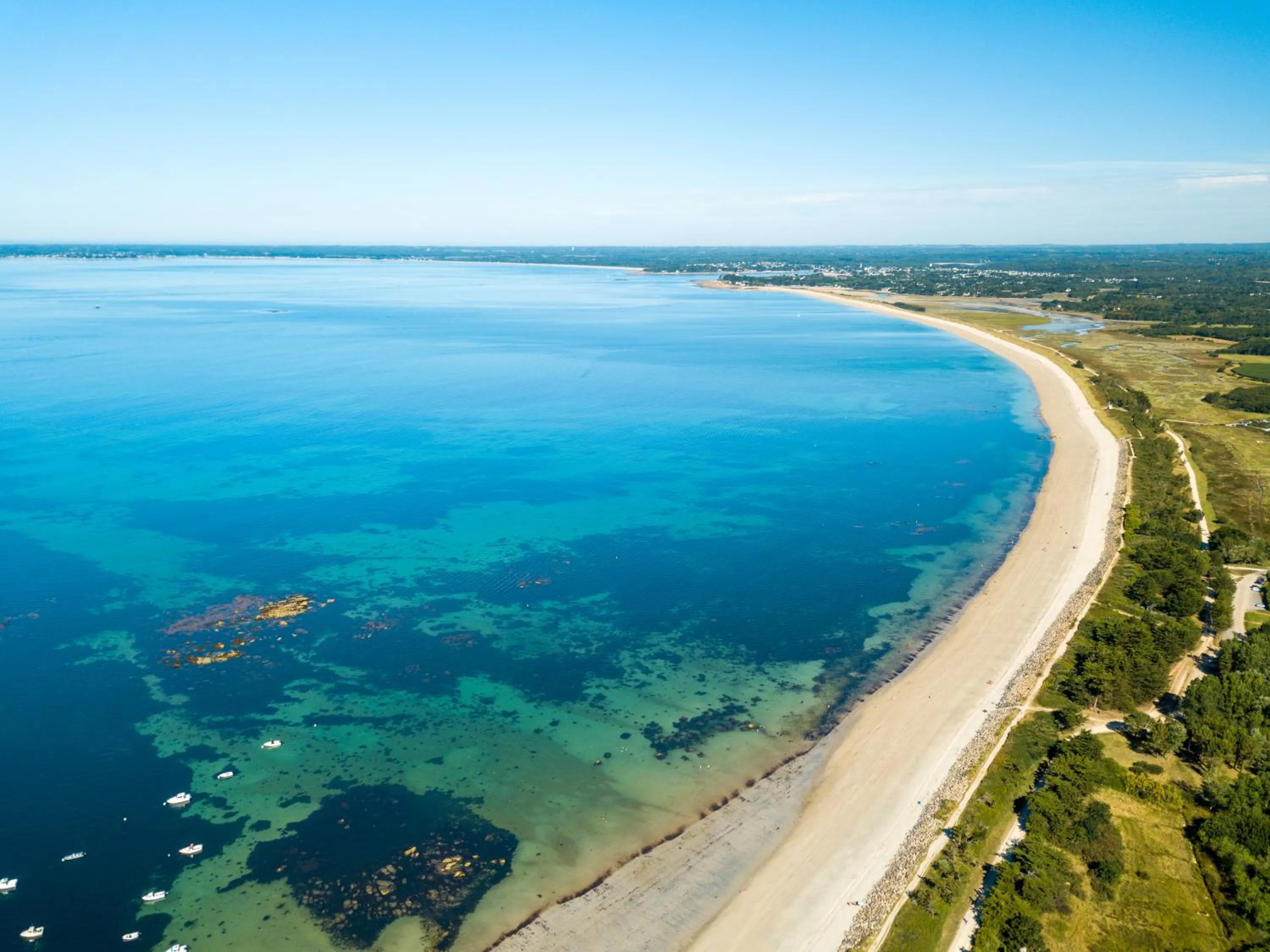 Natural landscape in Hôtel de la Pointe de Mousterlin