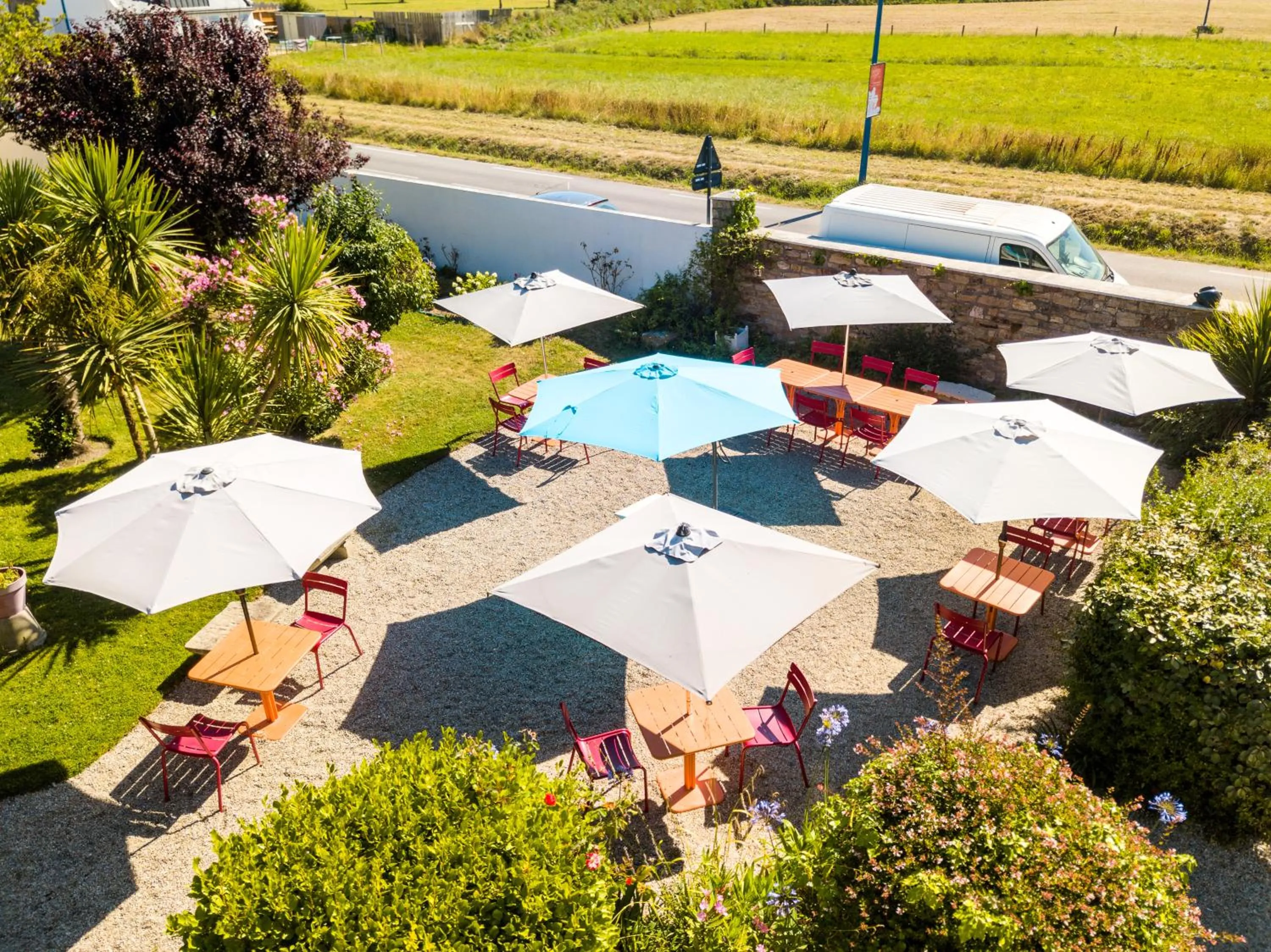 Garden in Hôtel de la Pointe de Mousterlin