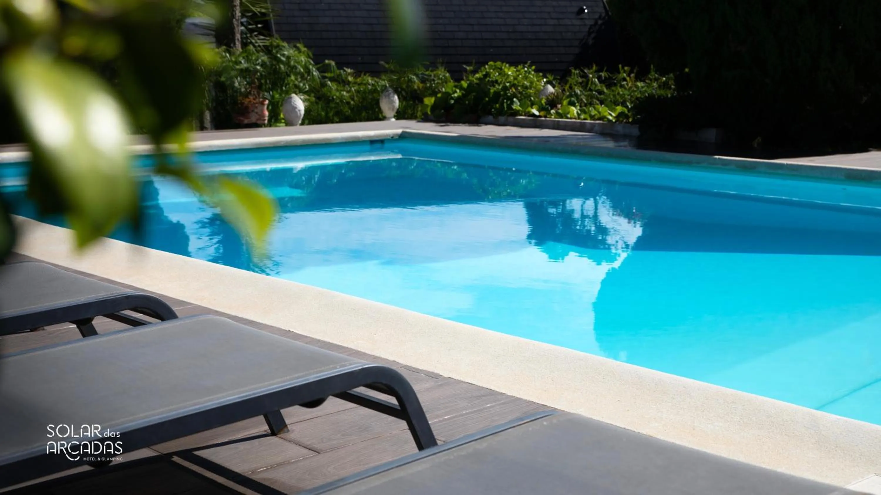 Pool view in Hotel Rural Solar das Arcadas