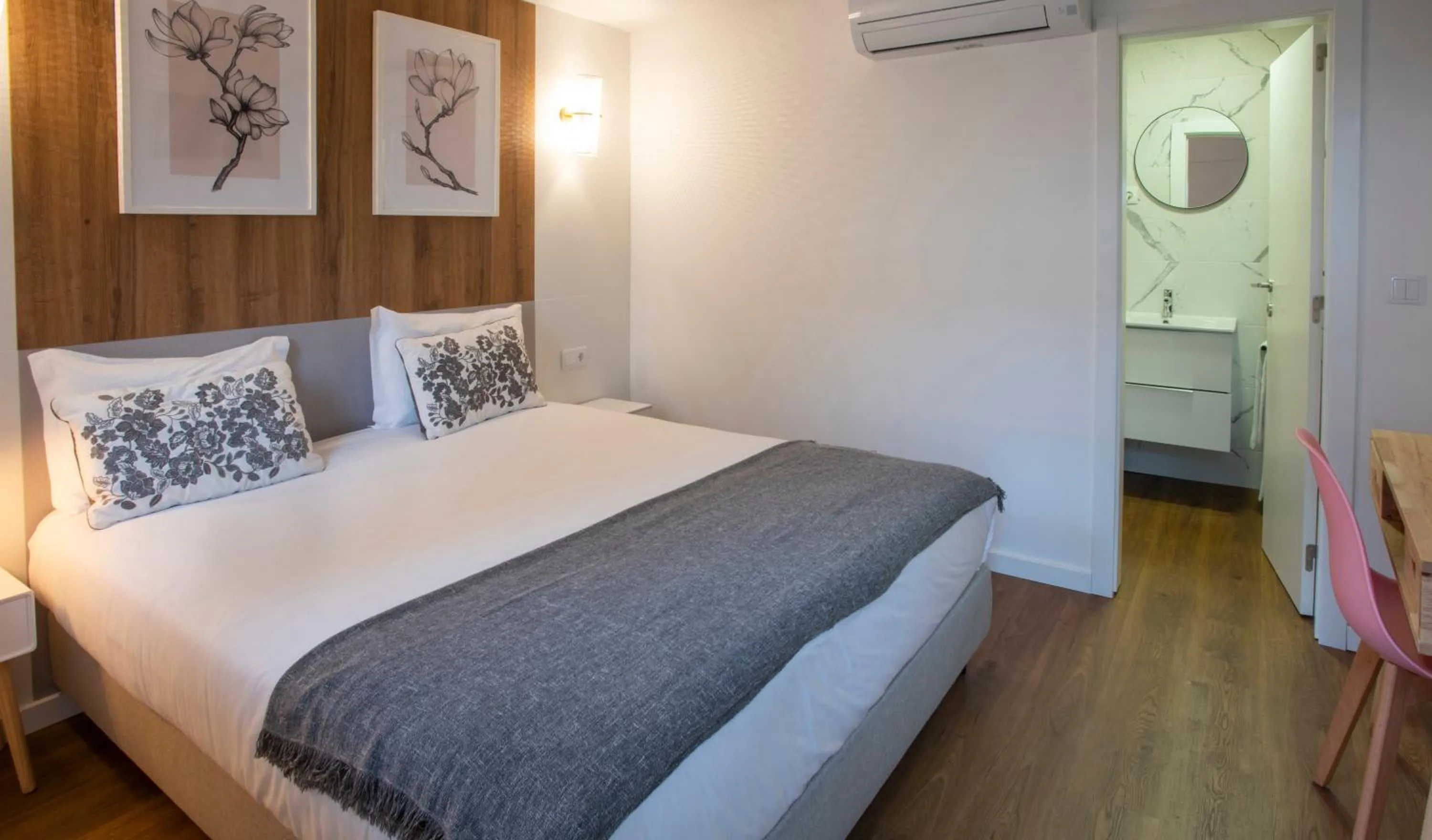 Bed in Hotel Rural Solar das Arcadas