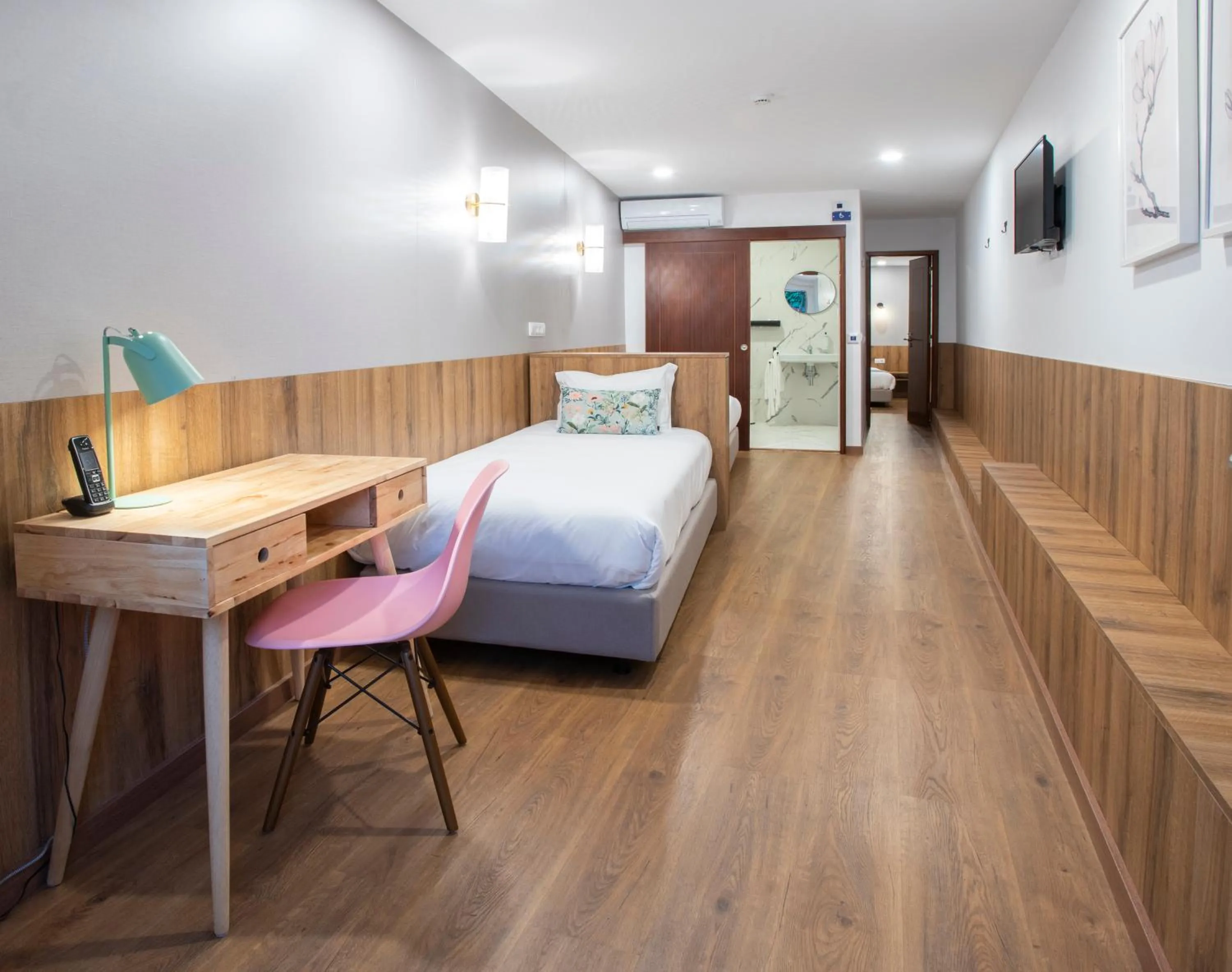 Bed in Hotel Rural Solar das Arcadas