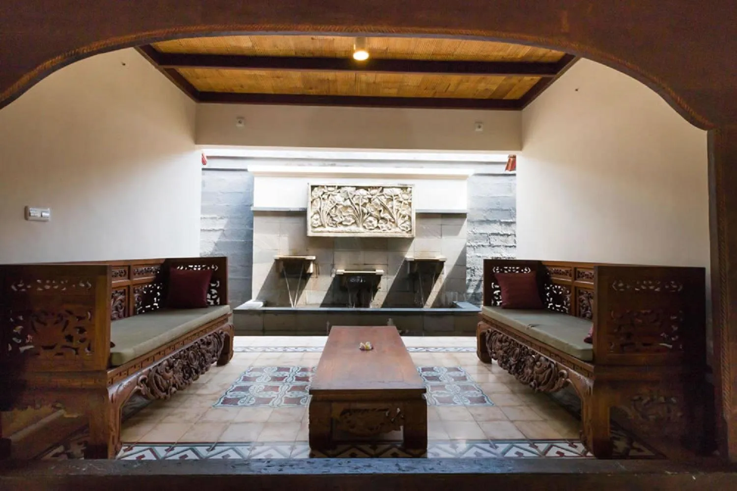 Living room in Bali Royal Heritage Villas