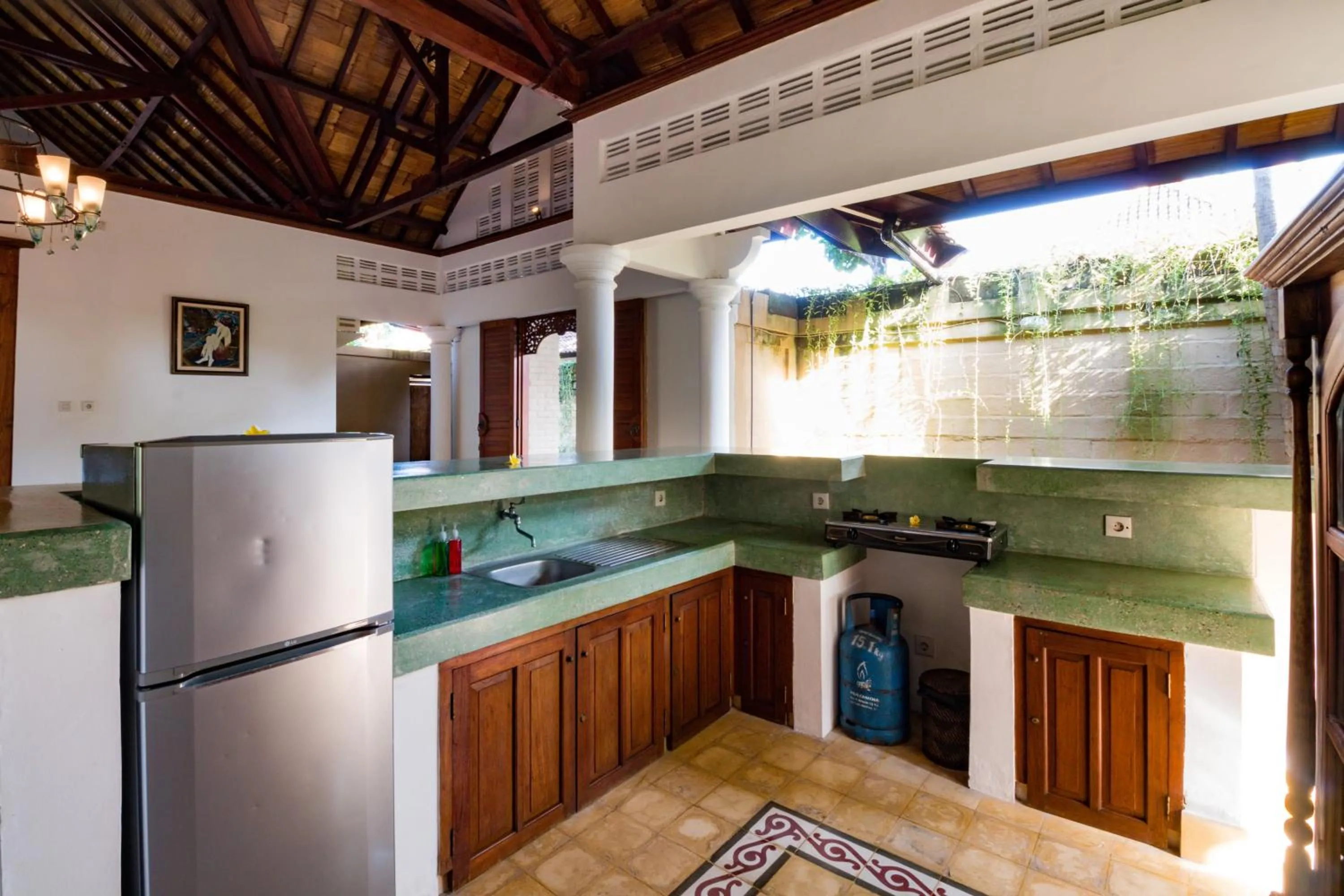 kitchen in Bali Royal Heritage Villas