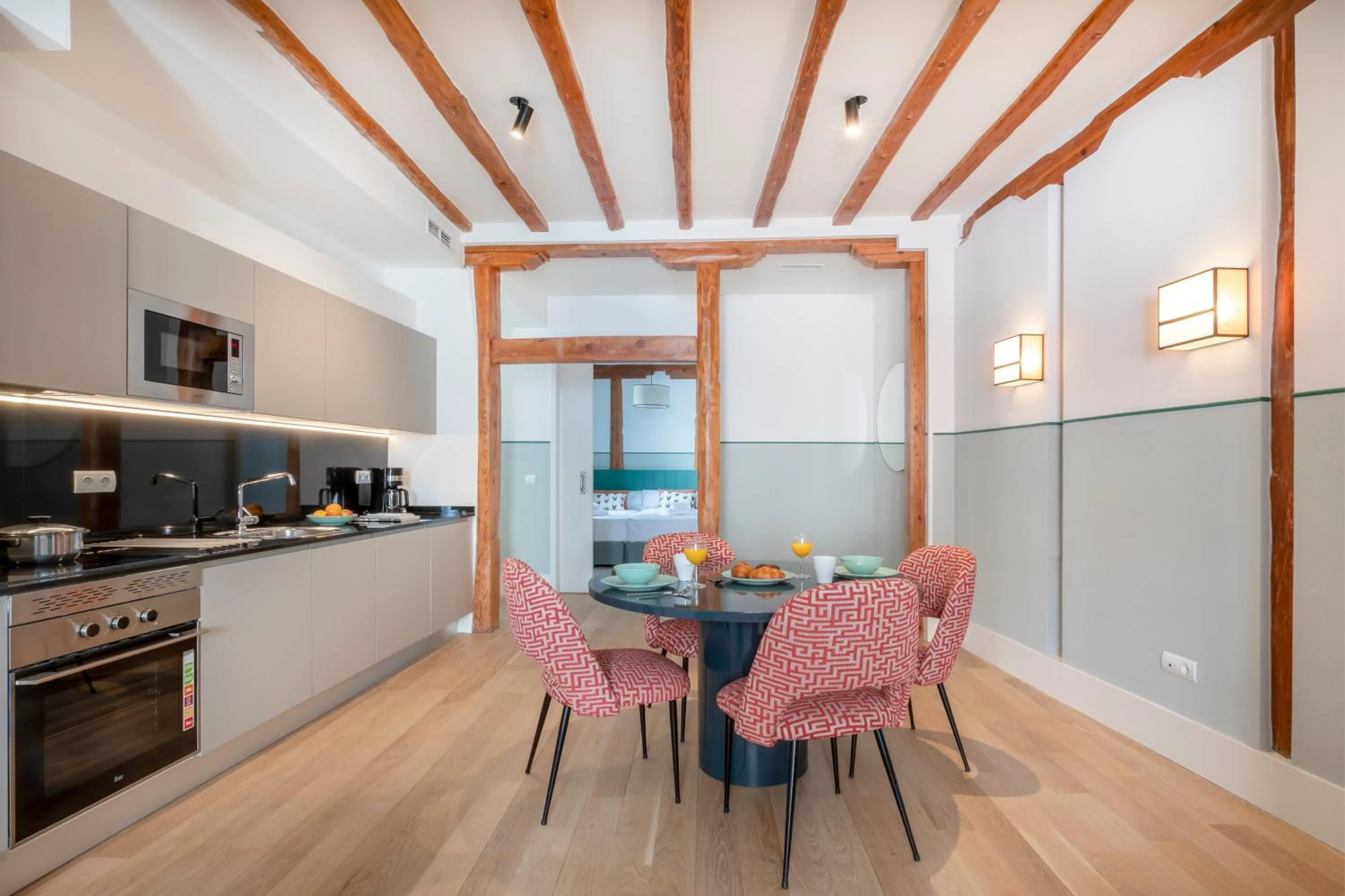 Kitchen or kitchenette in Slow Suites Chueca