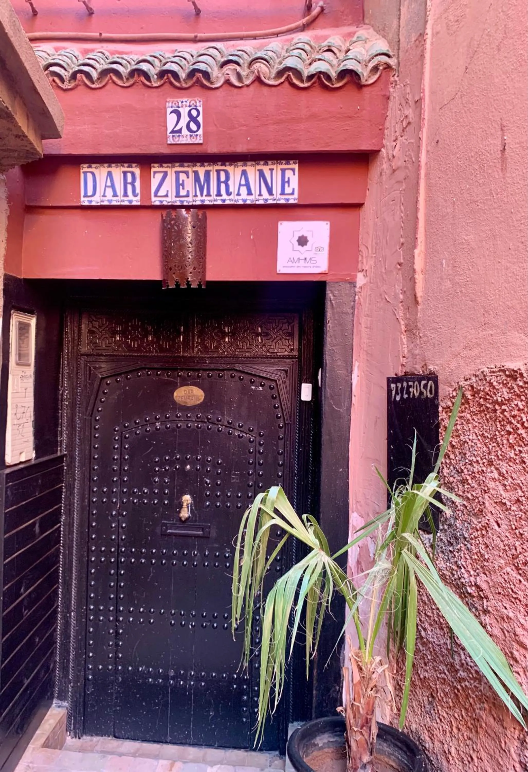 Facade/entrance in Dar Zemrane